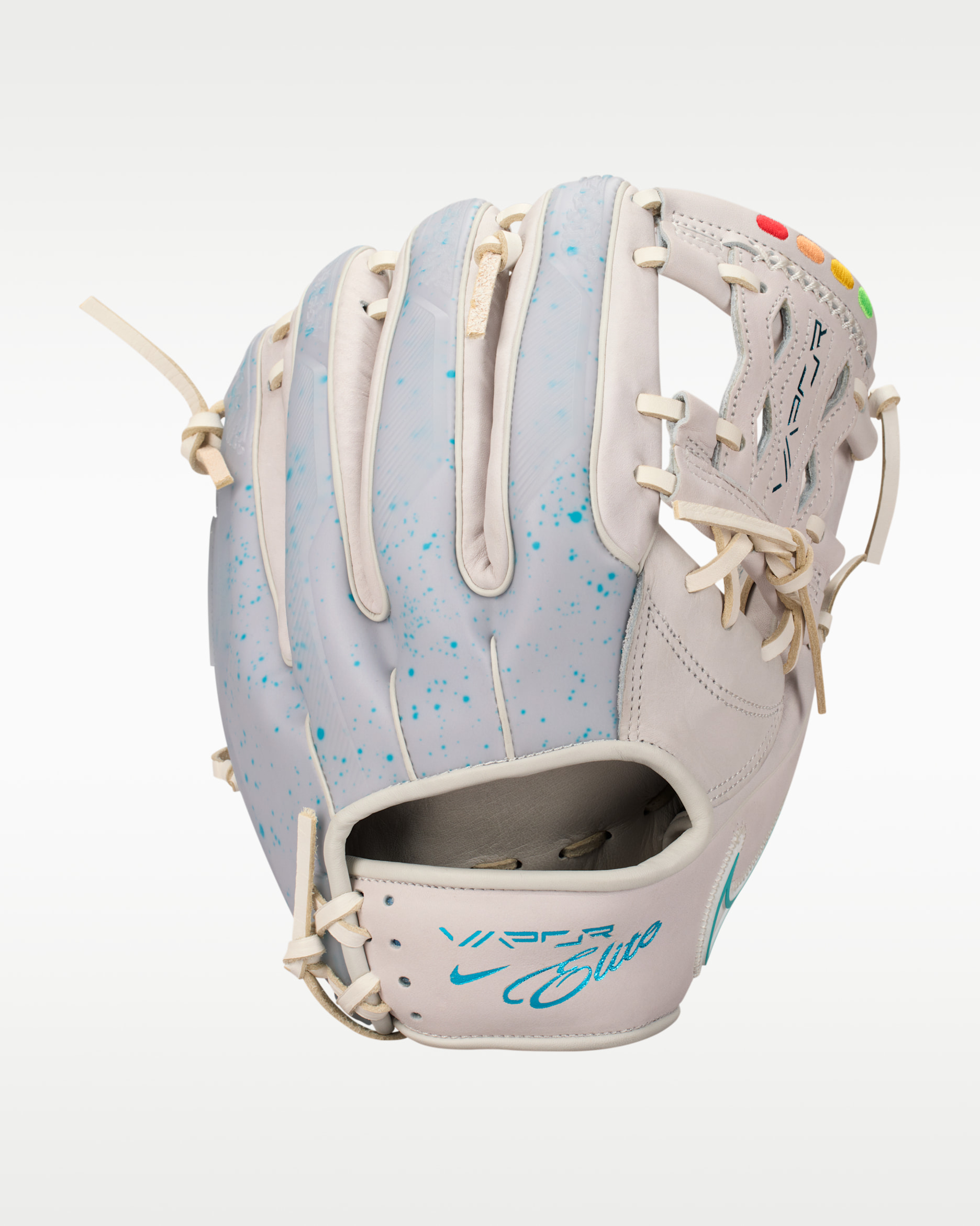 Nike Vapor Elite Baseball Infield Snake Eyes Web Fielding Glove - Right Hand Throw - Jetstream/Dusty Cactus/White/White