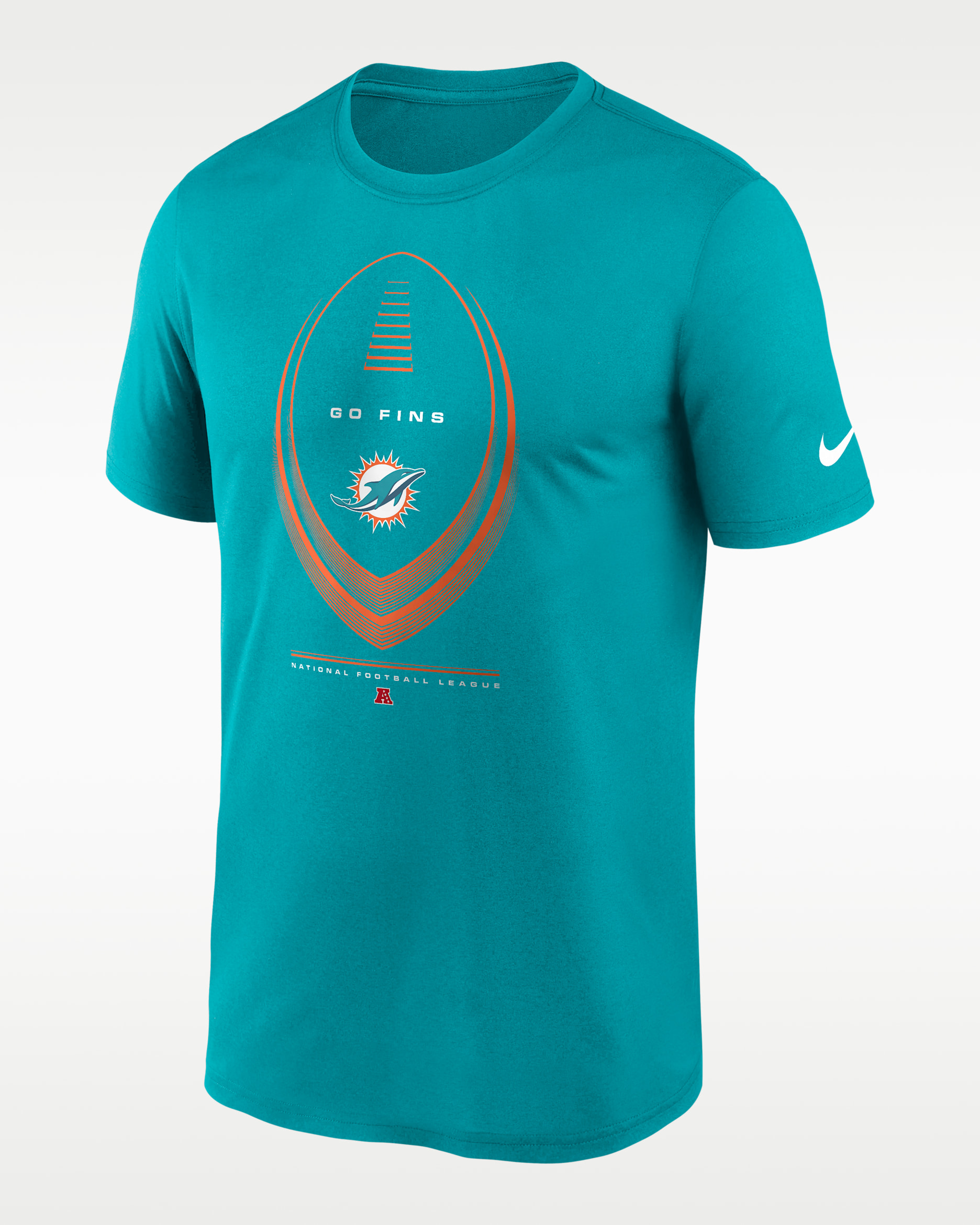 Miami Dolphins Legend Icon Men's Nike Dri-FIT NFL T-Shirt - Aqua