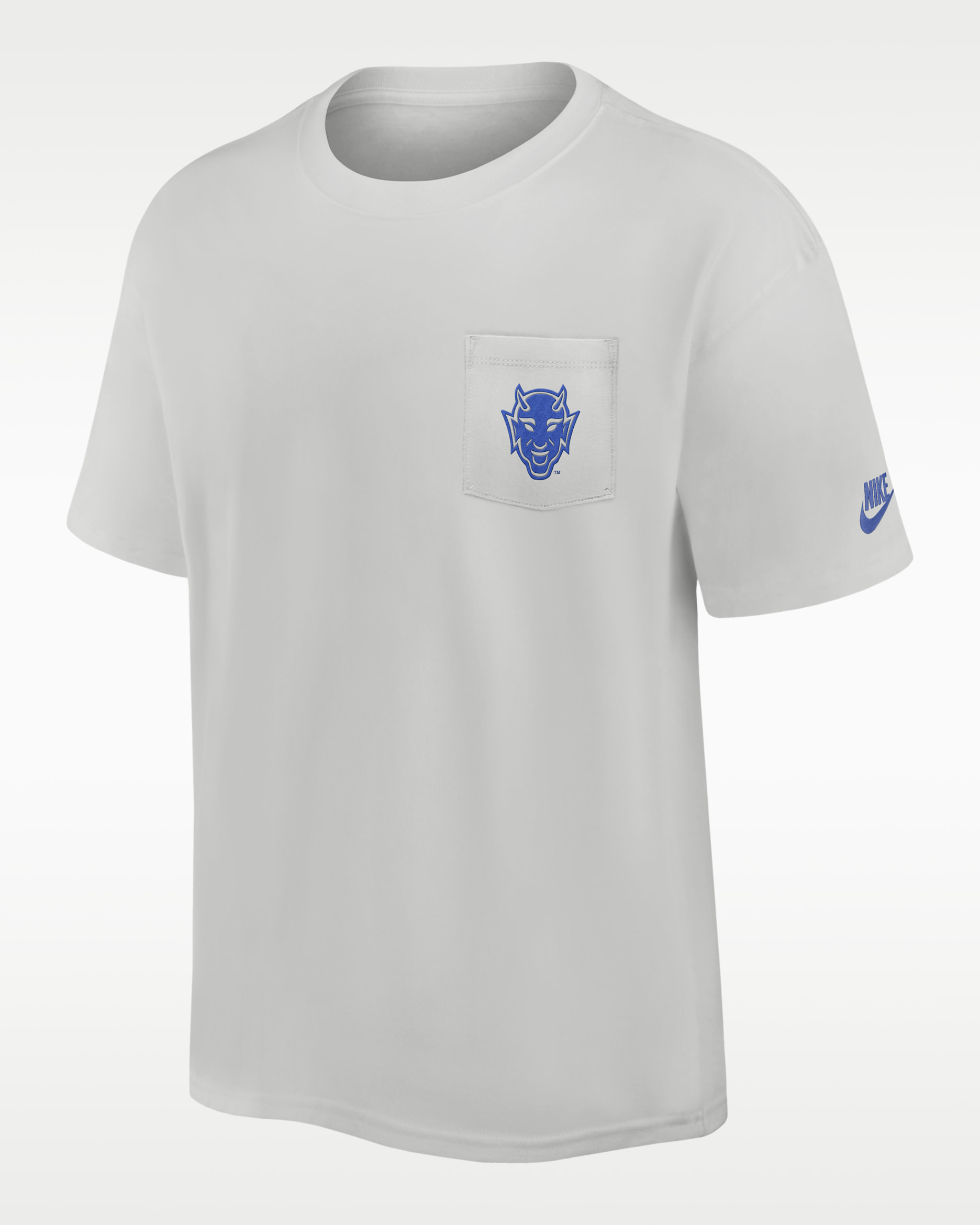 Duke Legacy Max90 Pocket 2-Hit Men's Nike College T-Shirt - Grey