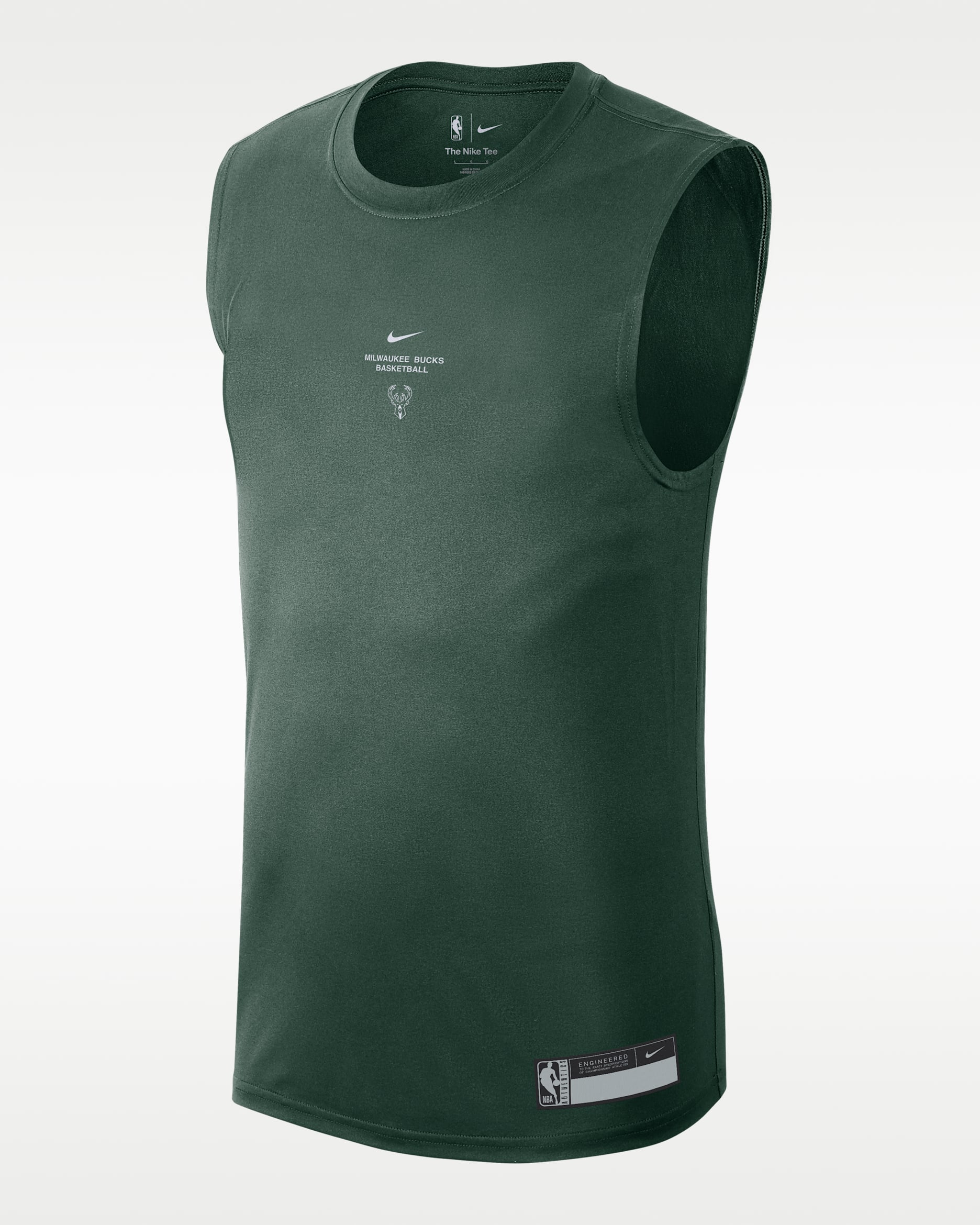 Milwaukee Bucks Men's Sleeveless T-Shirt - Fir