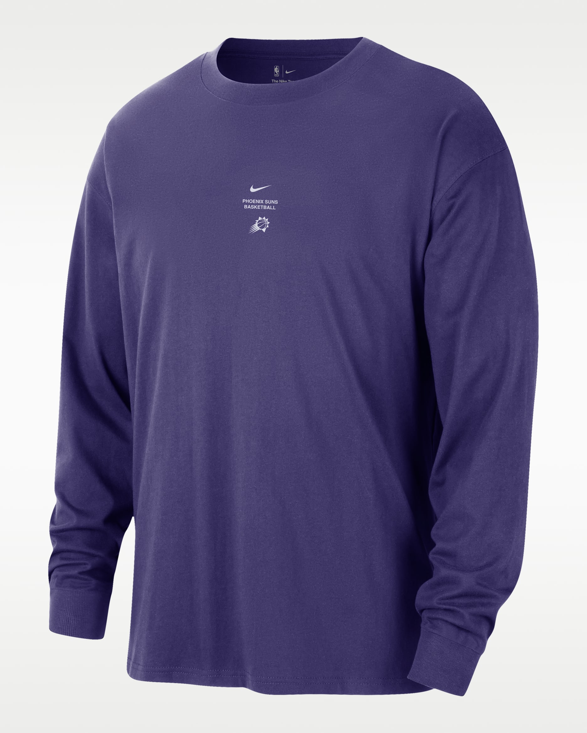 Phoenix Suns Standard Issue Men's Basketball Long-Sleeve Top - New Orchid