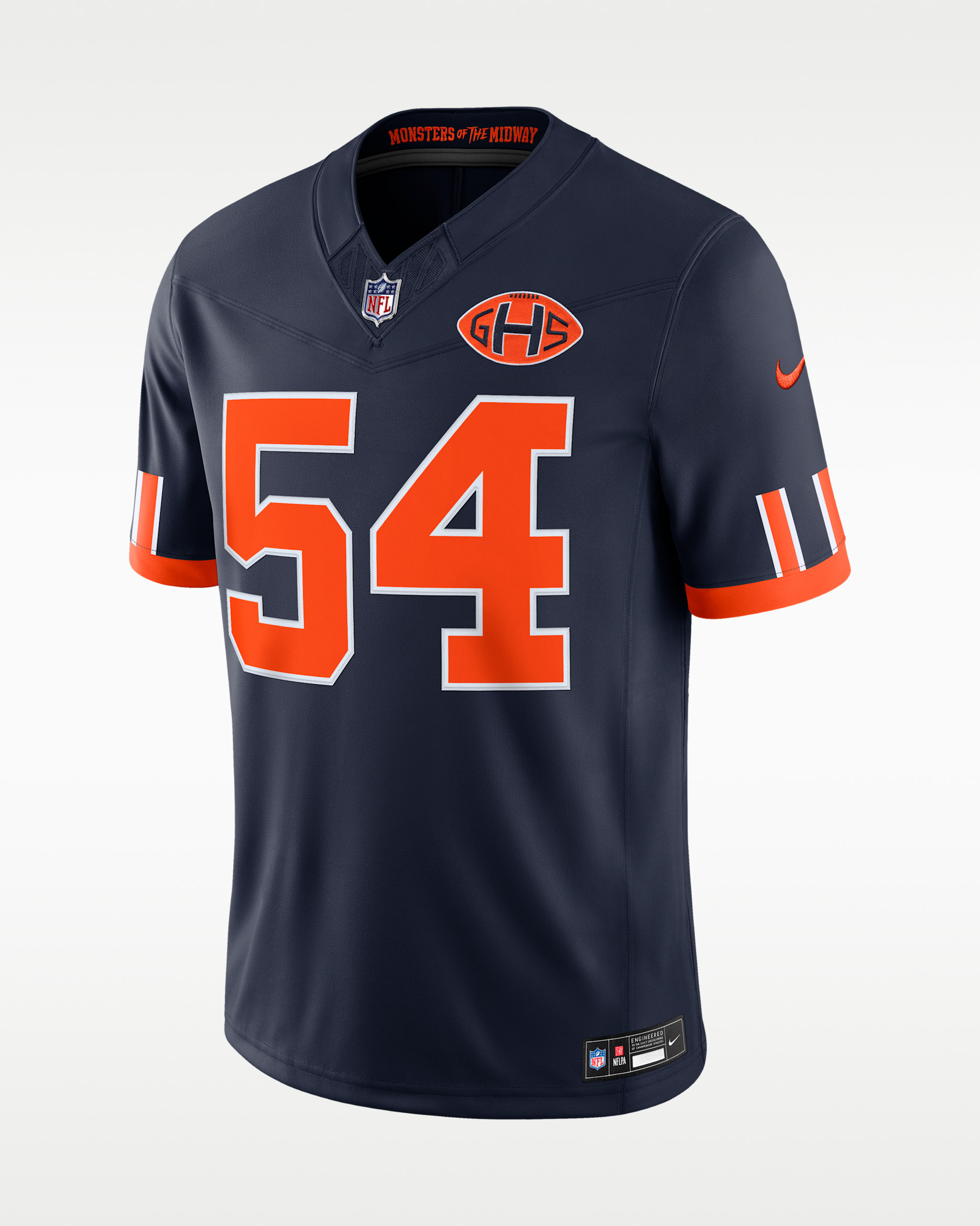 Brian Urlacher Chicago Bears Rivalries Collection Men's Nike Dri-FIT NFL Limited Jersey - Navy