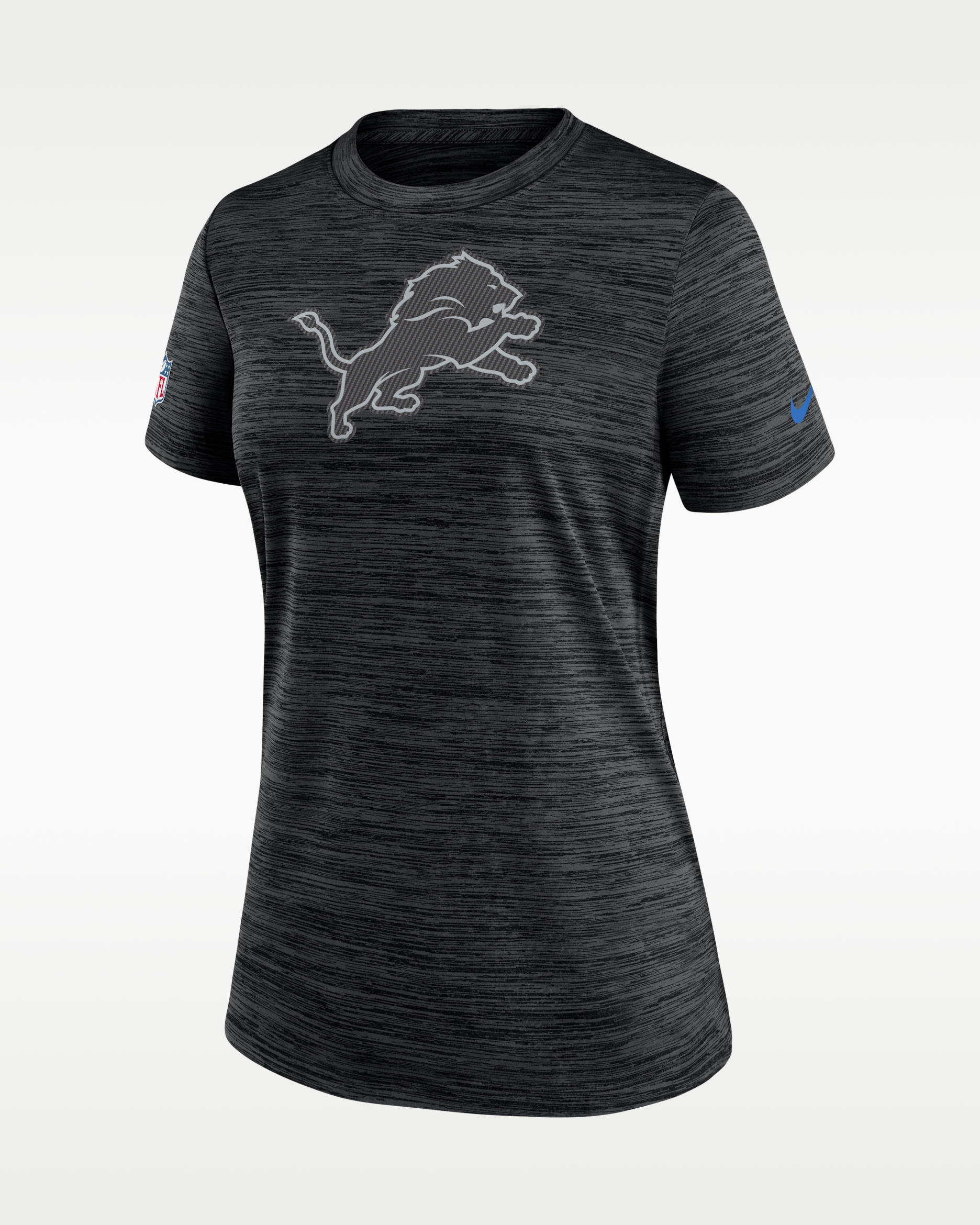 Detroit Lions Rivalries Collection Sideline Velocity Women's Nike Dri-FIT NFL T-Shirt - Black