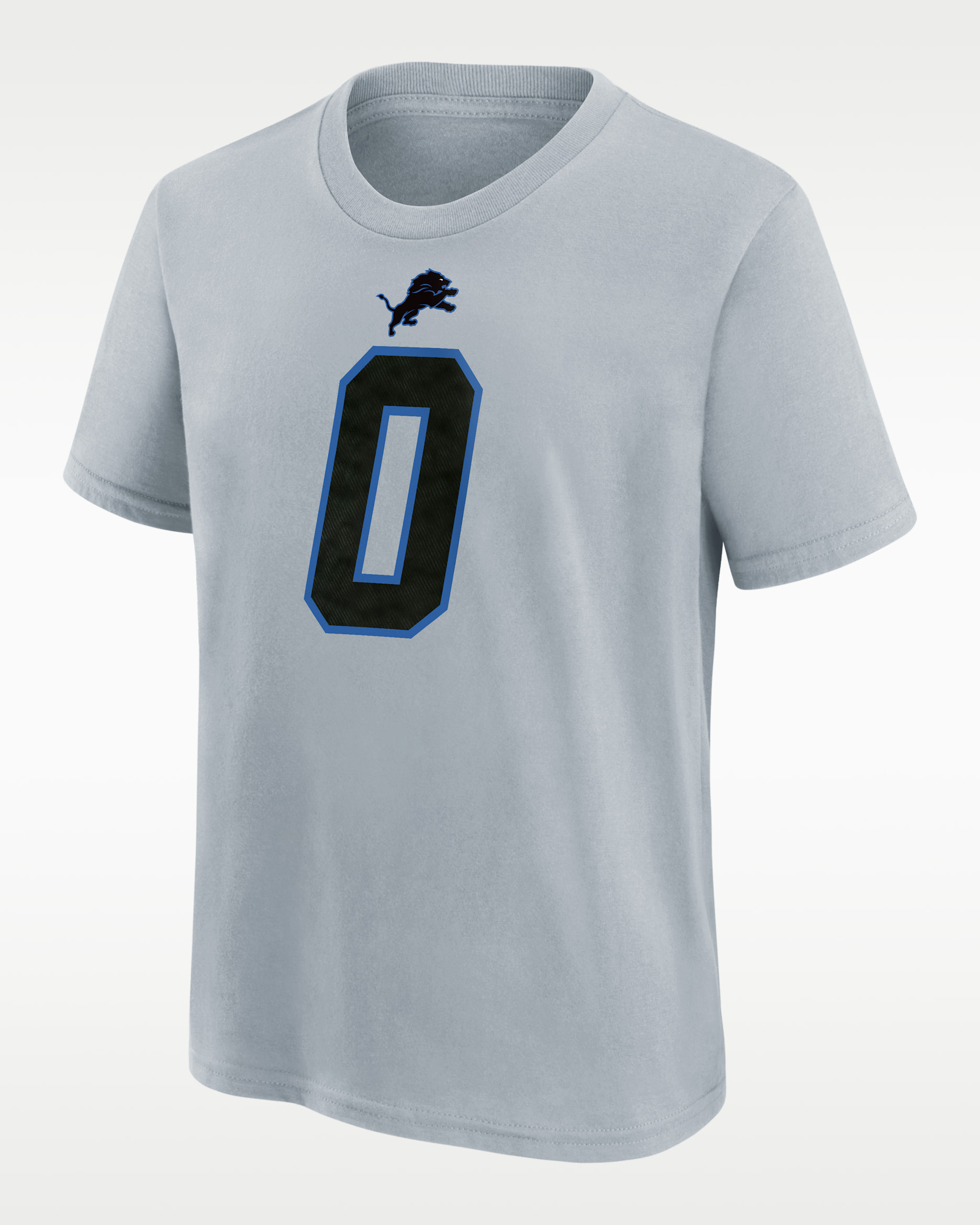 Jahmyr Gibbs Detroit Lions Rivalries Collection Big Kids' Nike NFL T-Shirt - Grey Heather