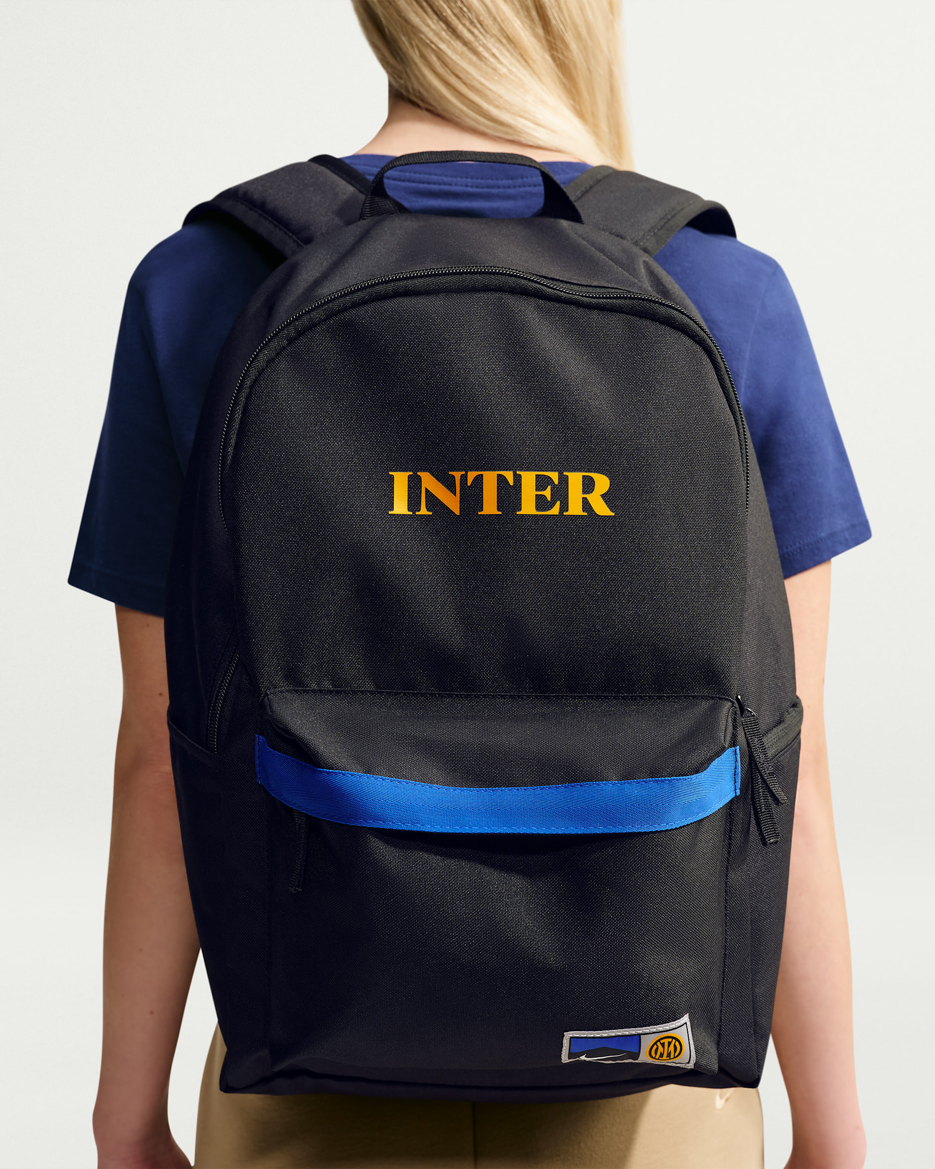 Inter Mailand 25/26 Nike Heritage Rucksack - Schwarz/Lyon Blue/University Gold