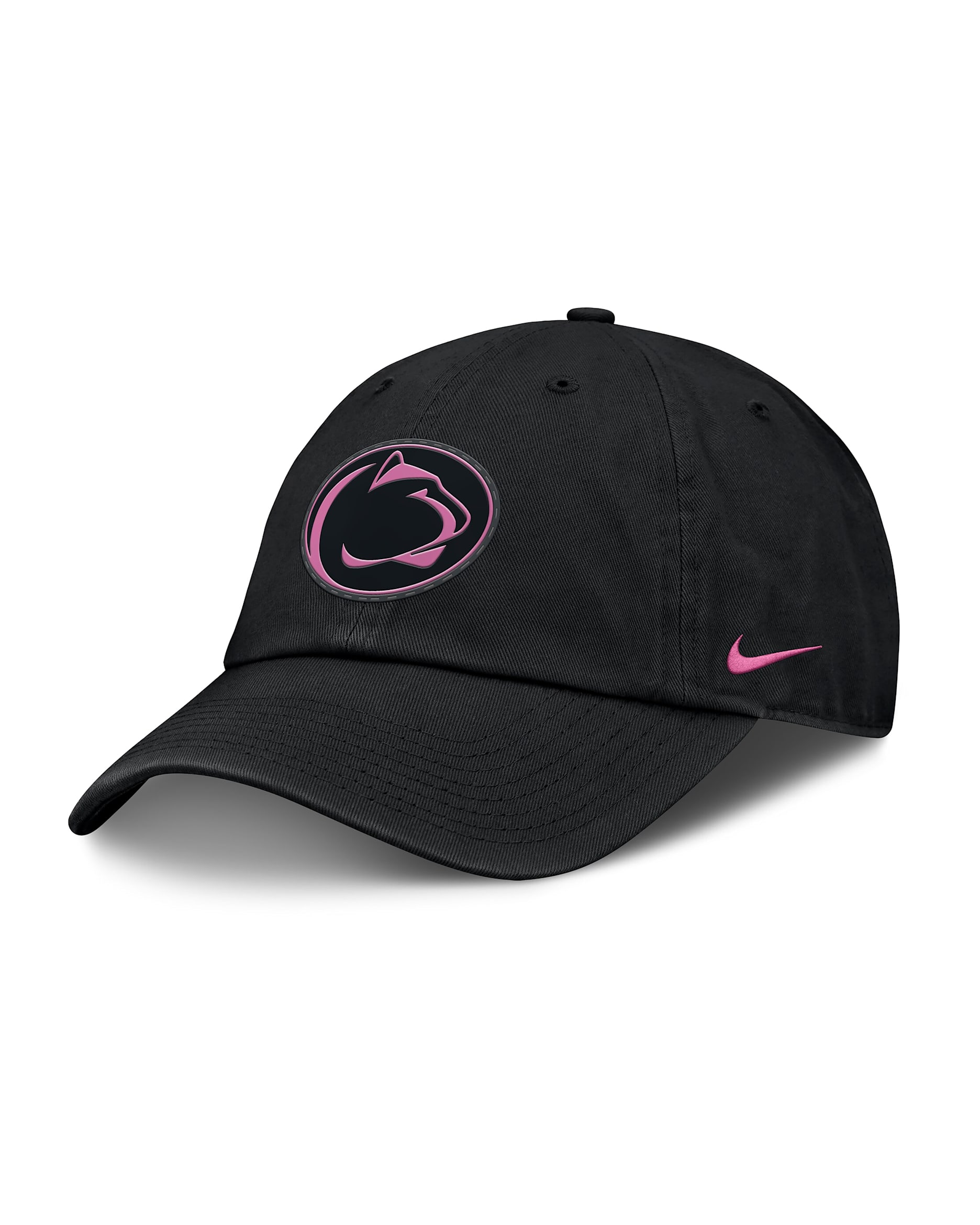 Gorra universitaria Nike ajustable para hombre Penn State Retro Club - Negro