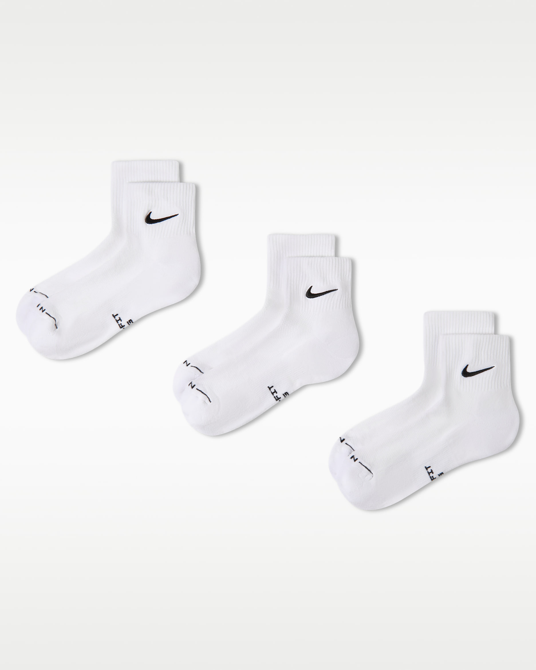 Nike Everyday Elevated Ankle Socks (3 Pairs) - Multi-Color