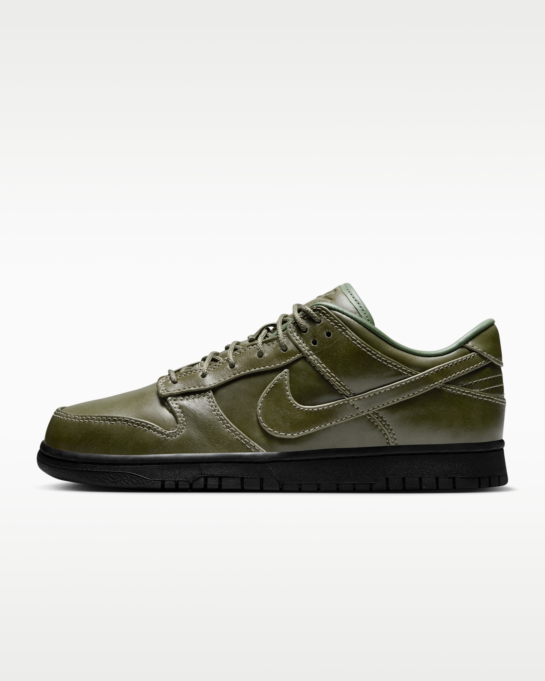 Nike Dunk Low Retro Premium Shoes - Army Olive/Black/Army Olive