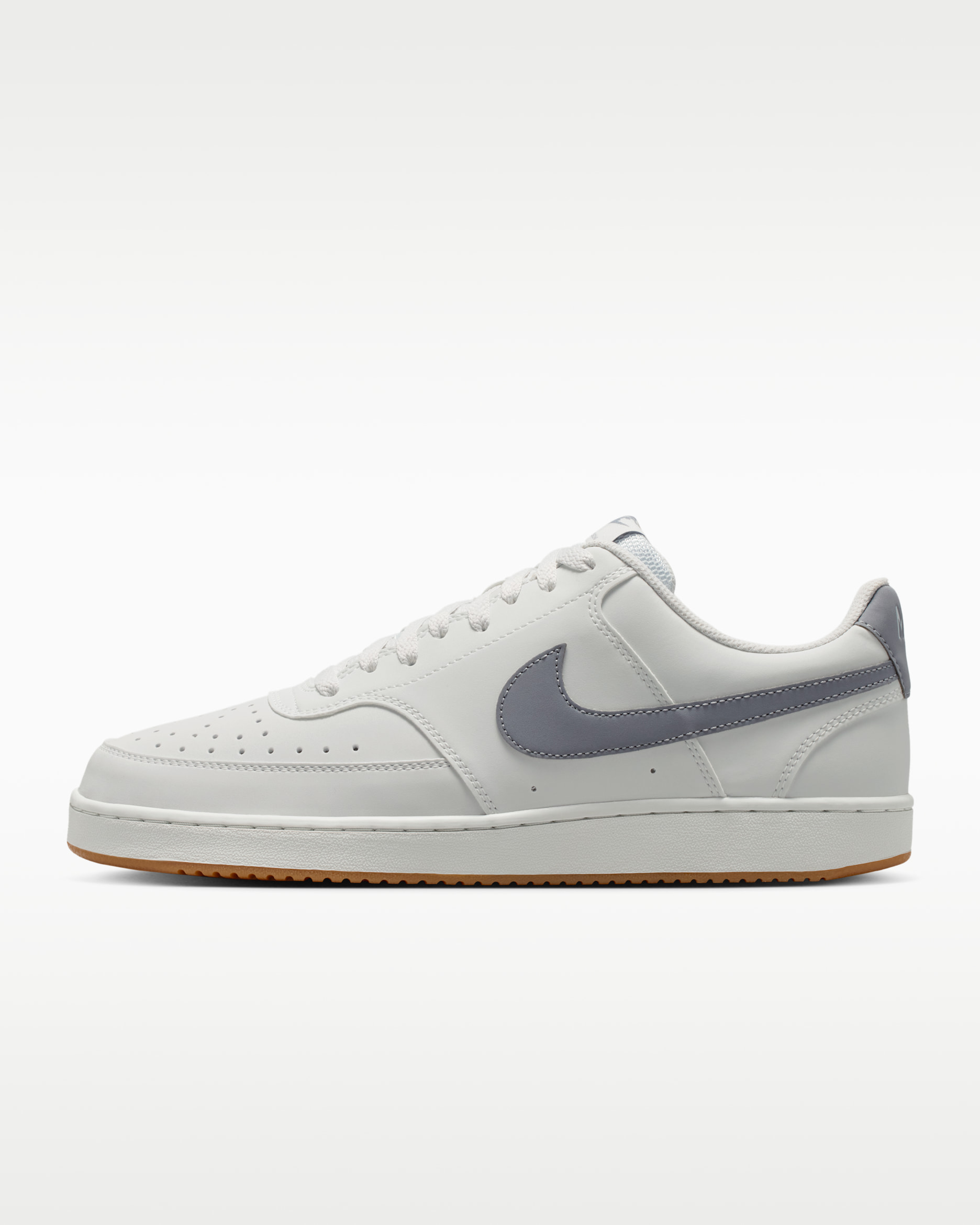 Nike Court Vision Low Men's Shoes - Off-White/Gum Medium Brown/Stealth