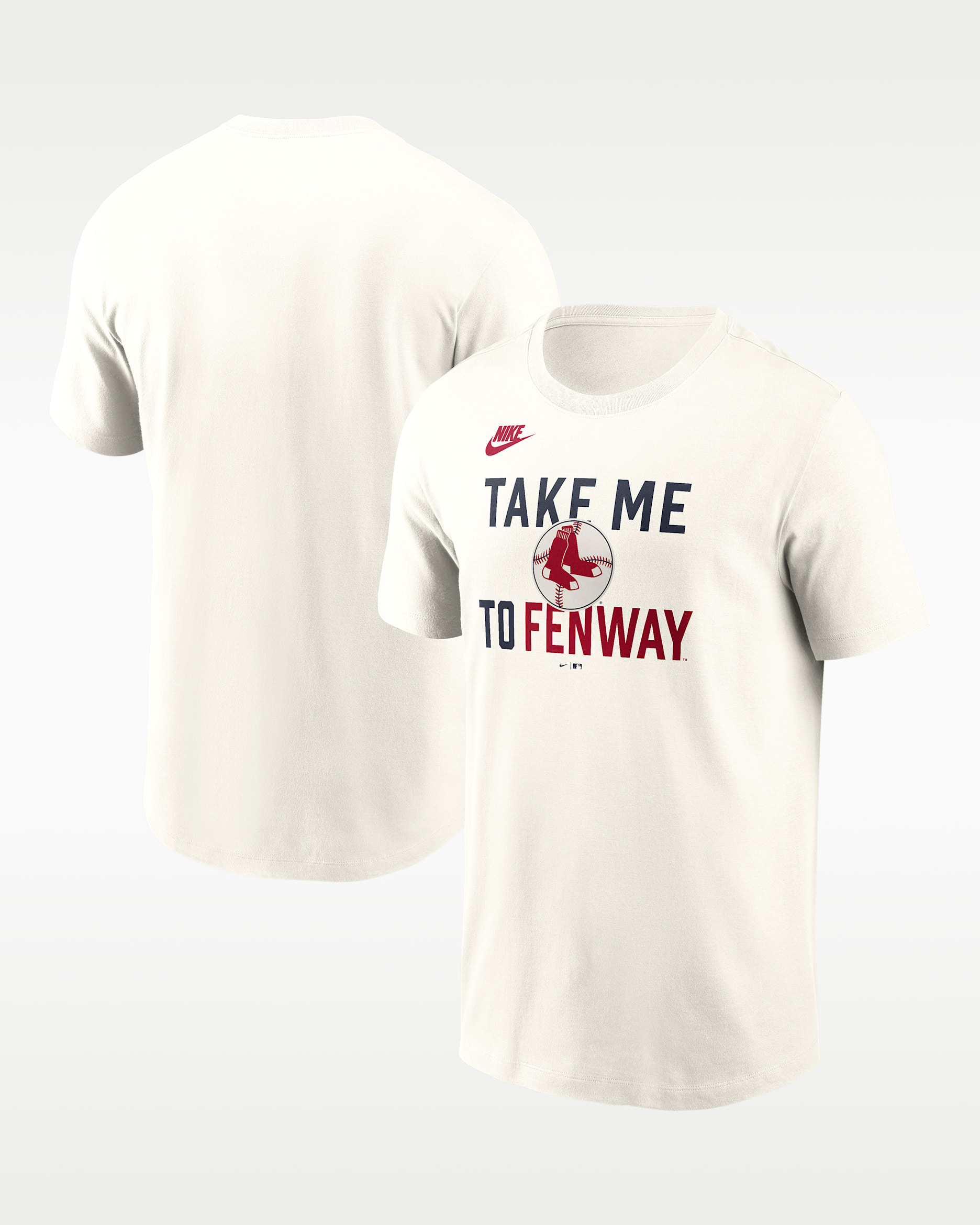 Boston Red Sox Cooperstown '70s Inspired Men's Nike MLB T-Shirt - Cream