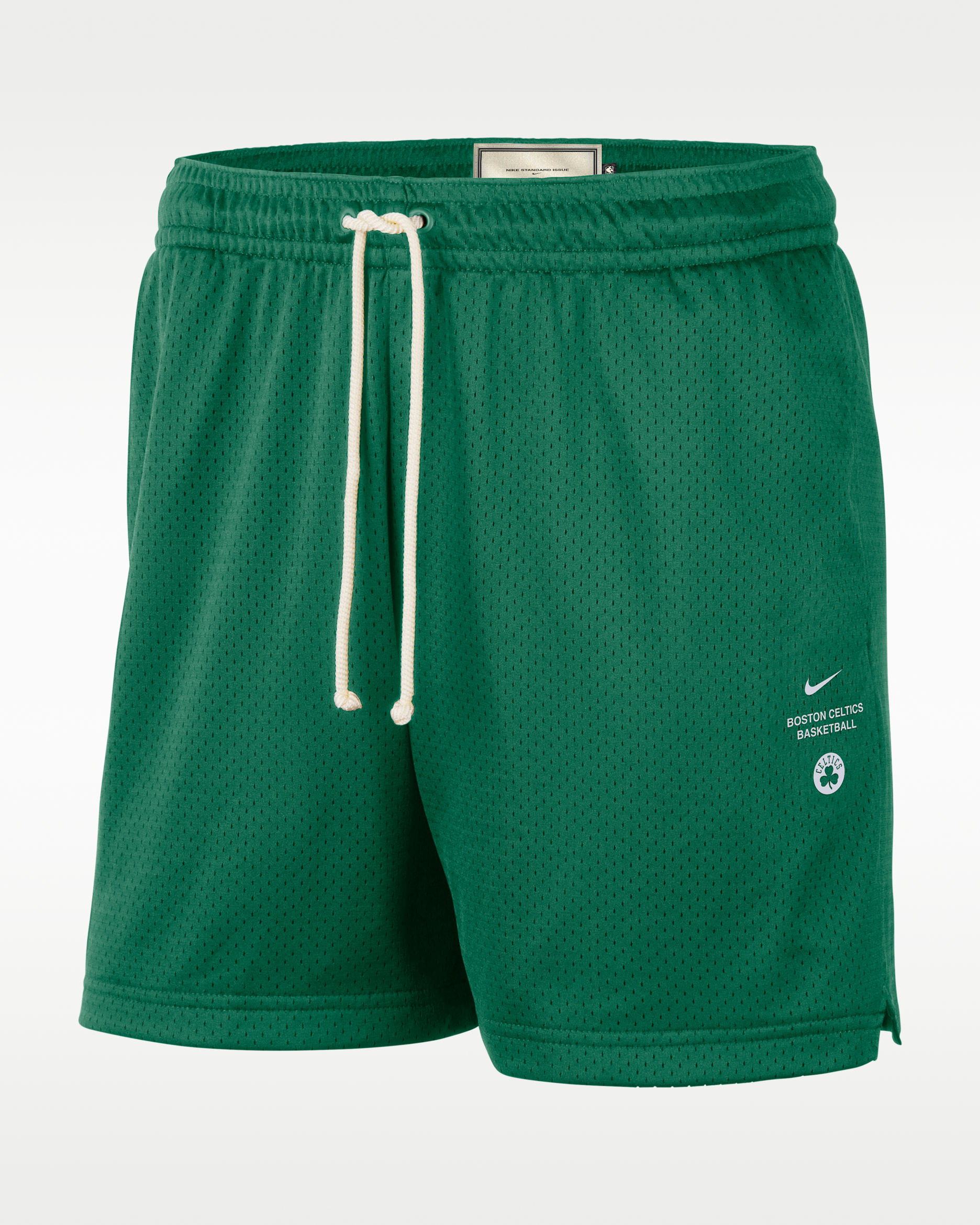 Shorts de básquetbol de malla Dri-FIT de 13 cm para hombre Boston Celtics Standard Issue - Trébol