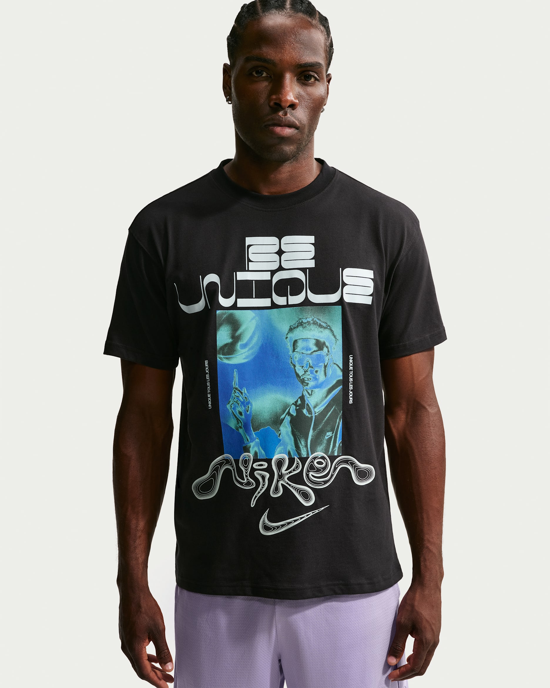 Victor Wembanyama Men's Basketball T-Shirt - Black