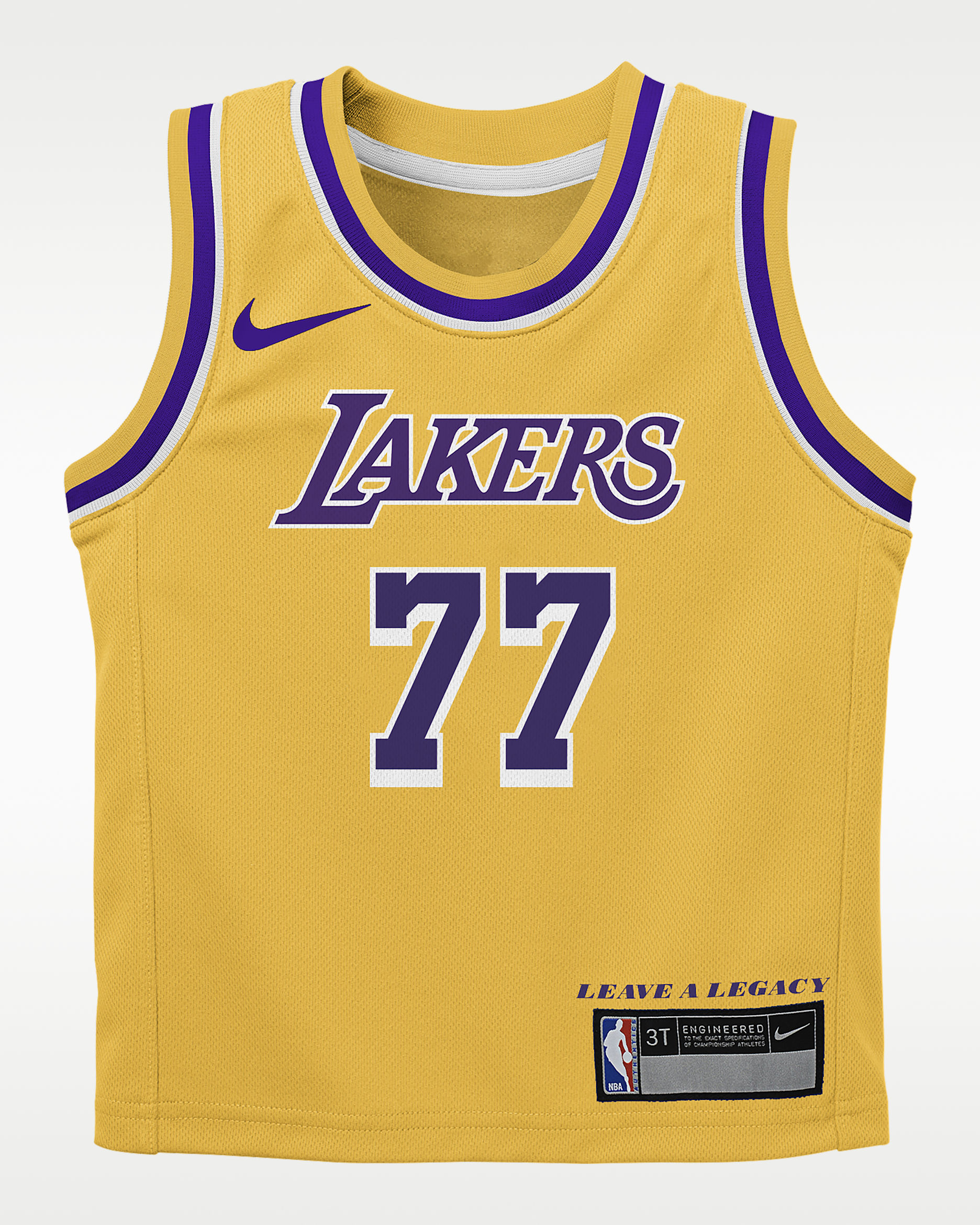 Luka Doncic Los Angeles Lakers Icon Edition Toddler Nike NBA Replica Jersey - Amarillo