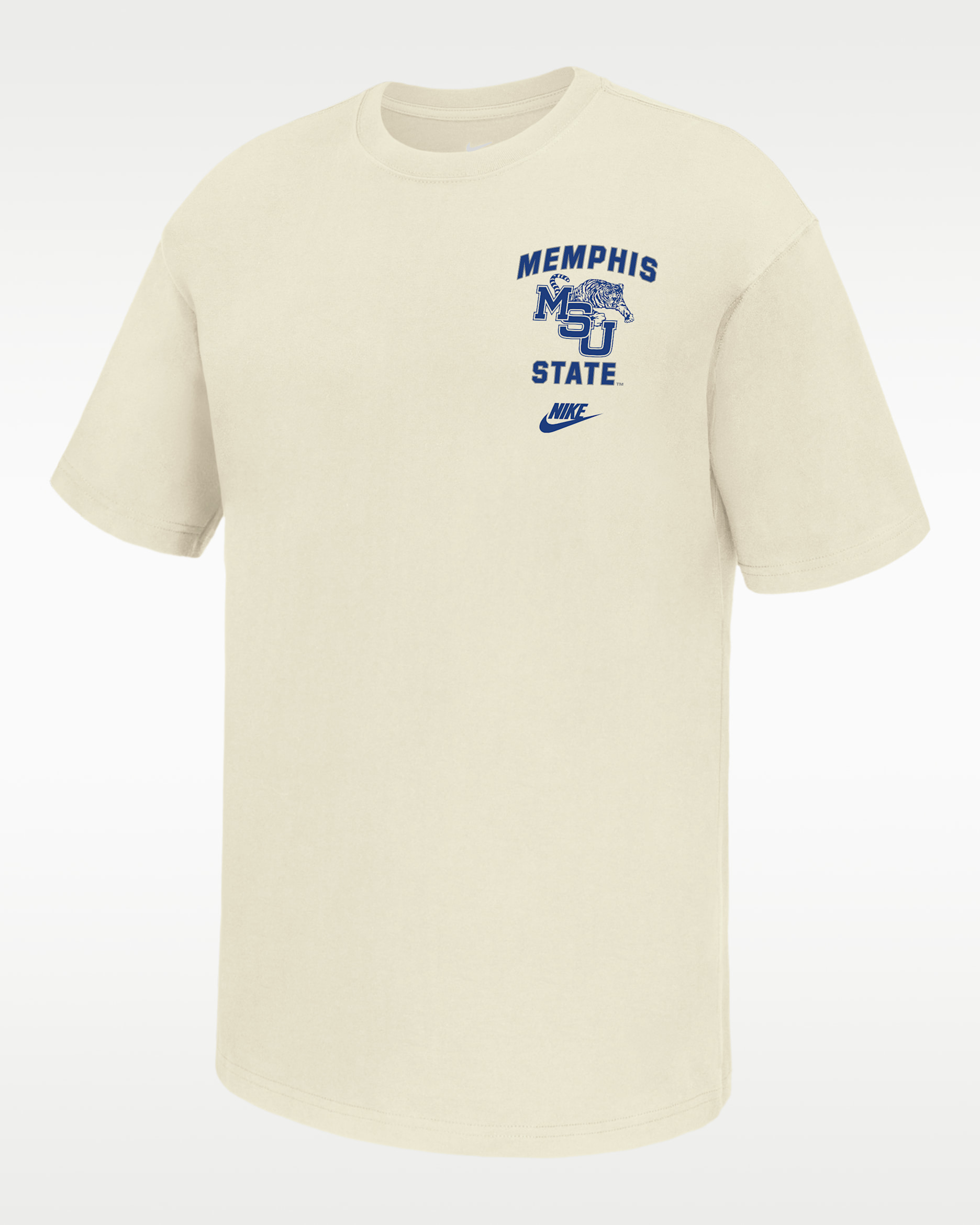 Playera de futbol americano Nike para hombre Memphis Tigers - Vela