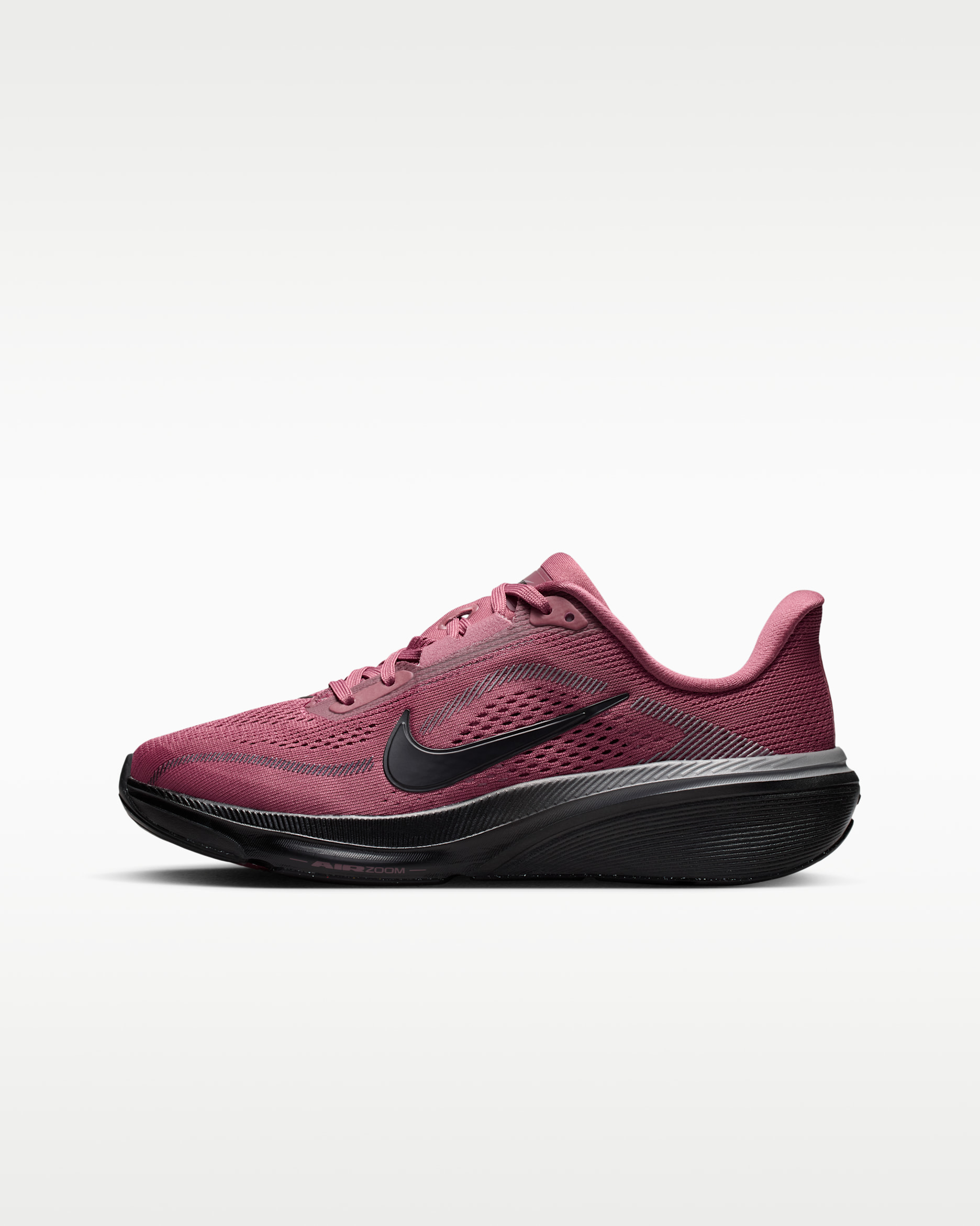 Nike Pegasus 42 Big Kids' Road Running Shoes - Pink Smoke/Gunsmoke/Black