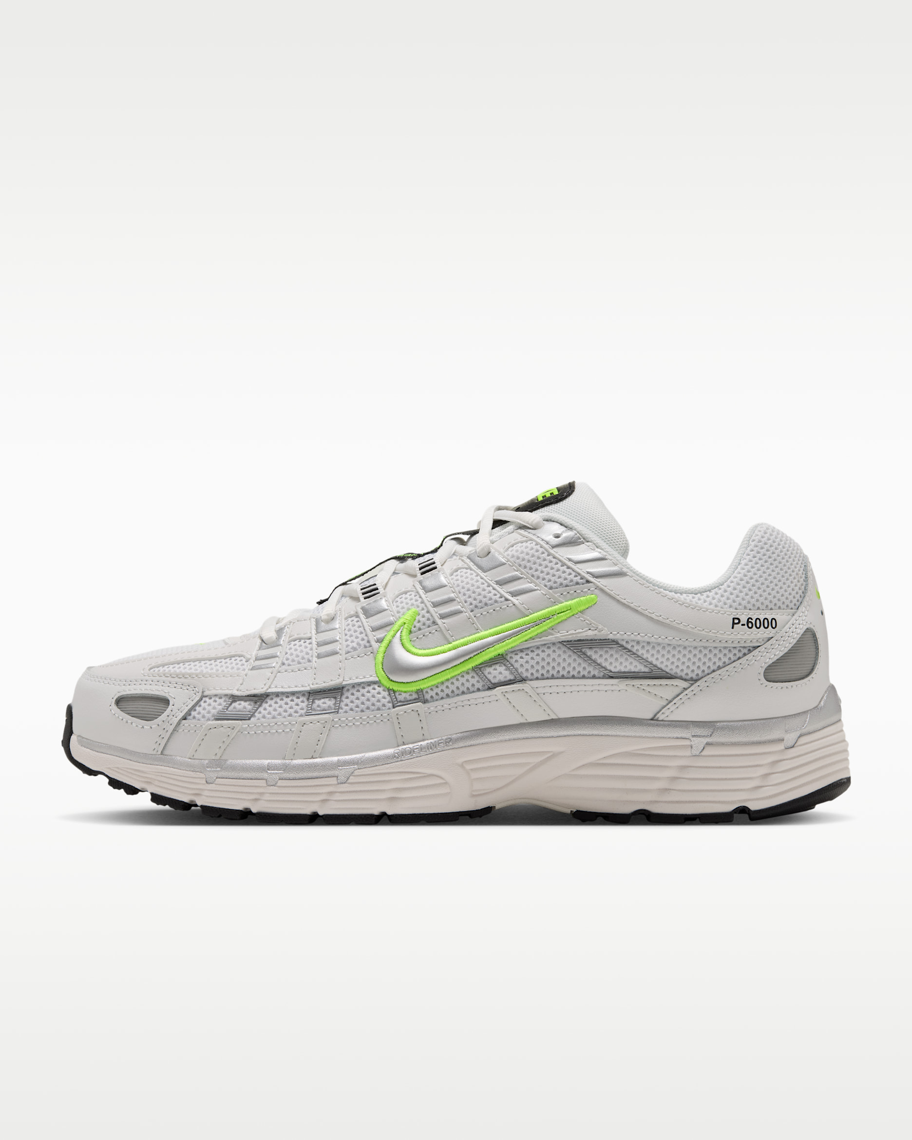 Nike P-6000 Shoes - Summit White/Volt/Black/Metallic Silver