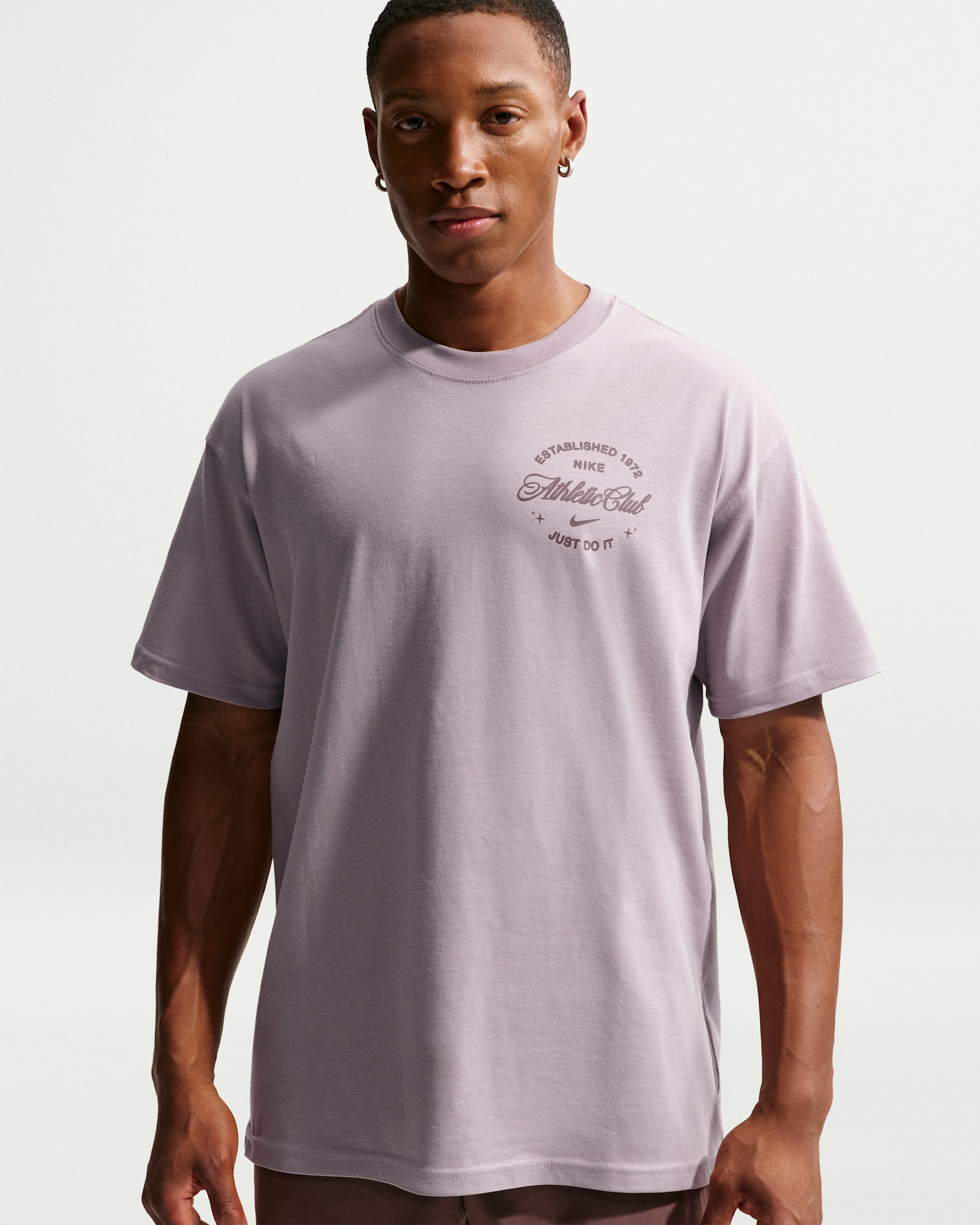 Nike Men's N.A.C. T-Shirt - Light Violet Ore/Pale Ivory