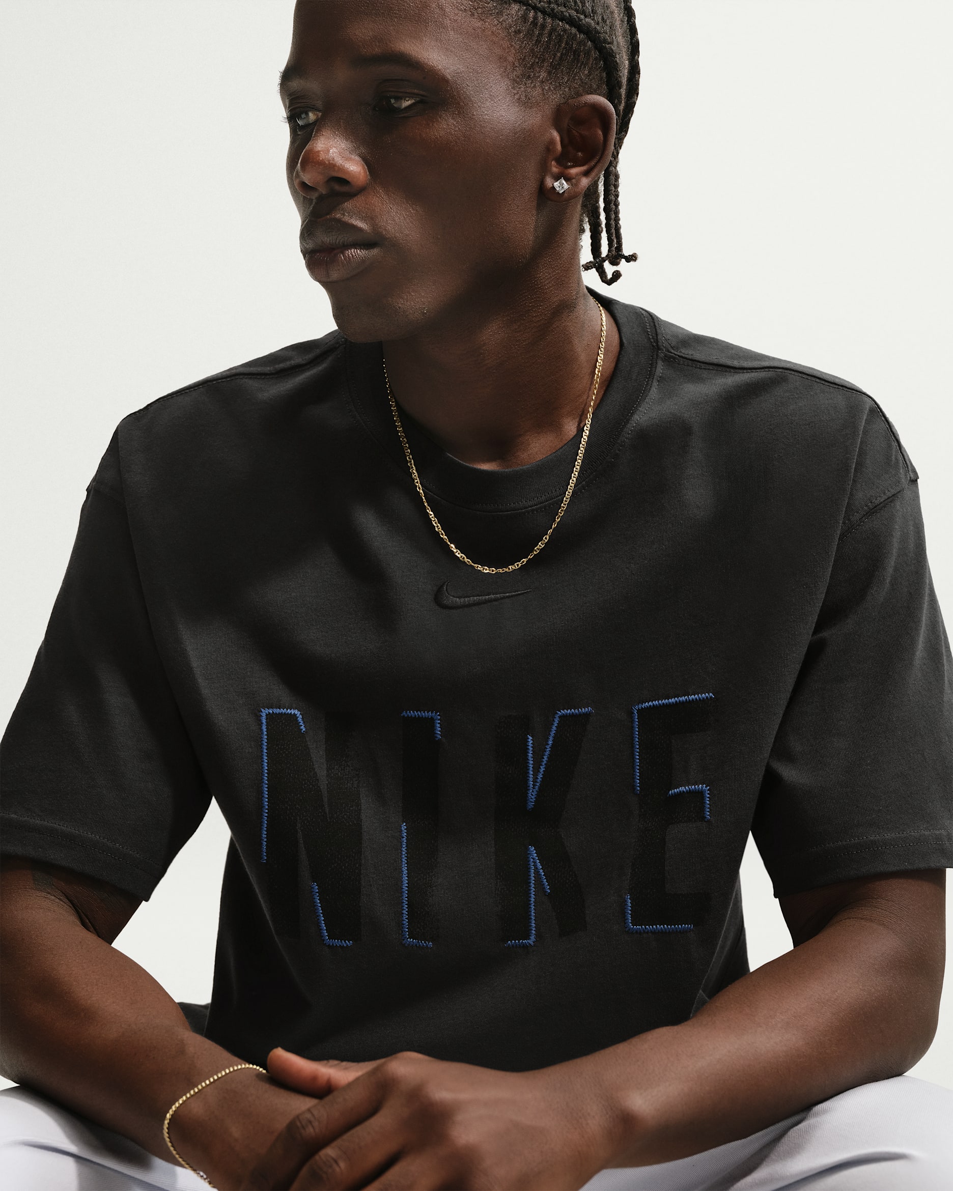 Nike Sportswear Men's T-Shirt - Off Noir