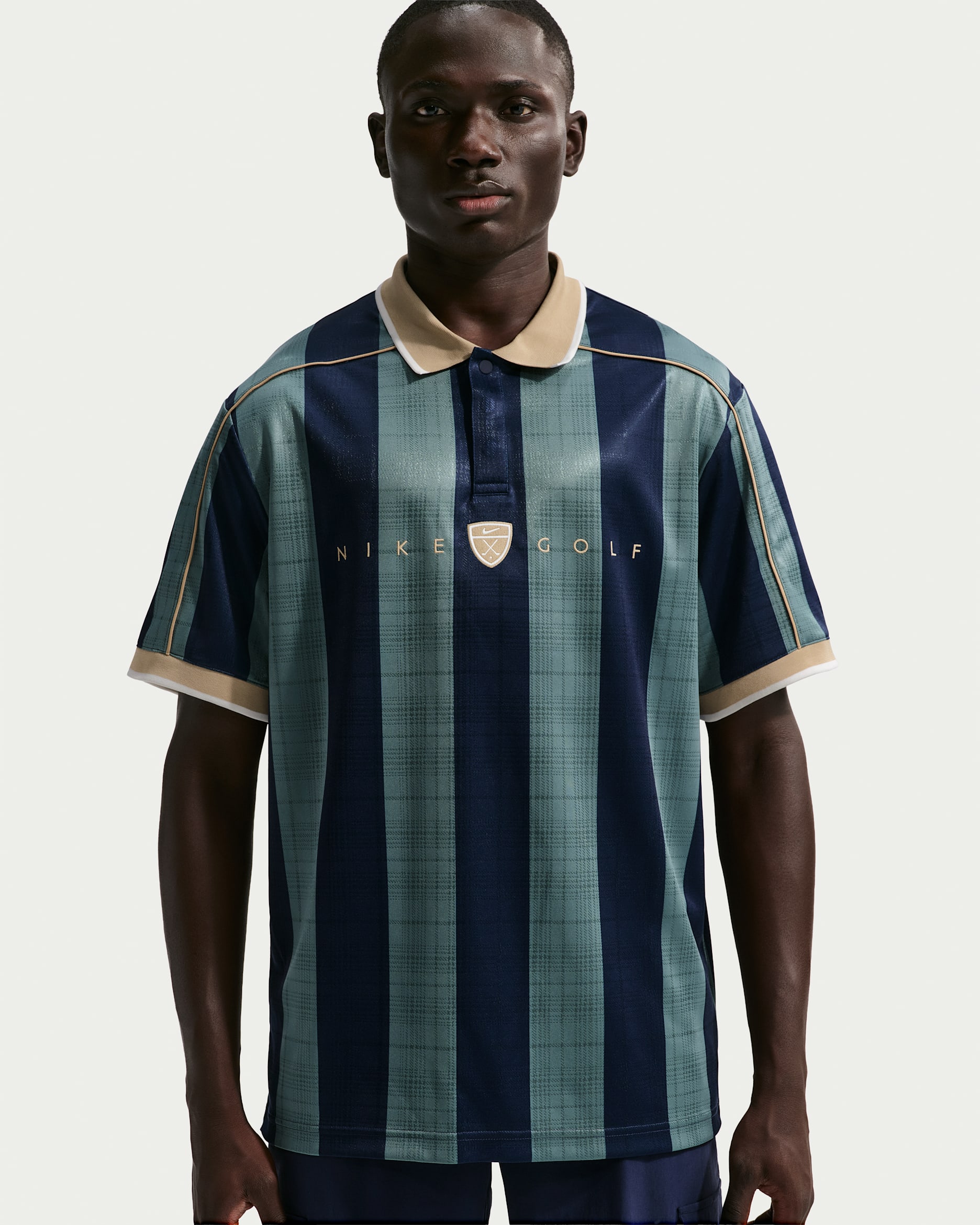 Nike Fairway Fresh Men's Dri-FIT Loose Short-Sleeve Golf Polo - Mineral Slate/Limestone