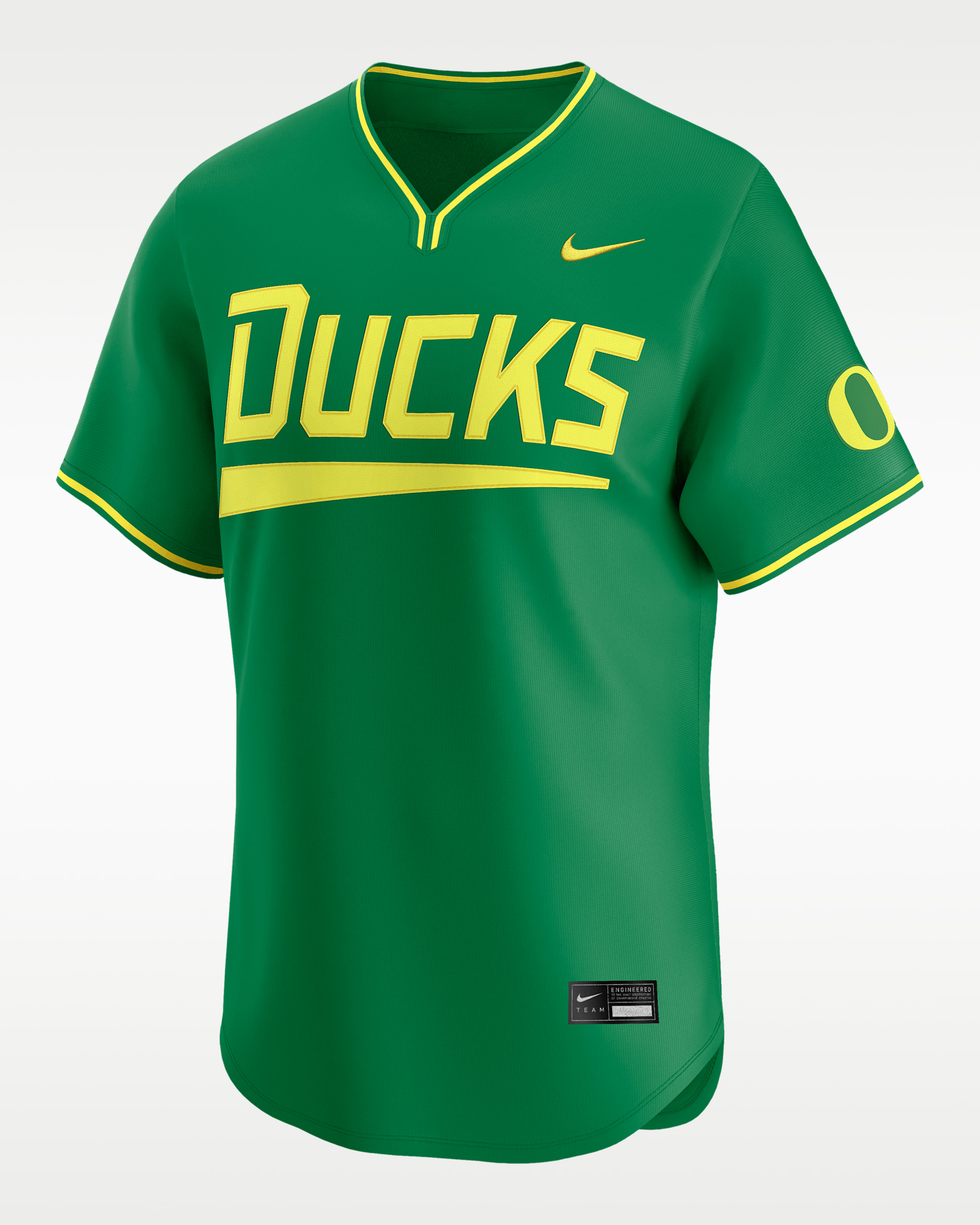 Oregon Men's Nike College Limited Baseball Jersey - Green