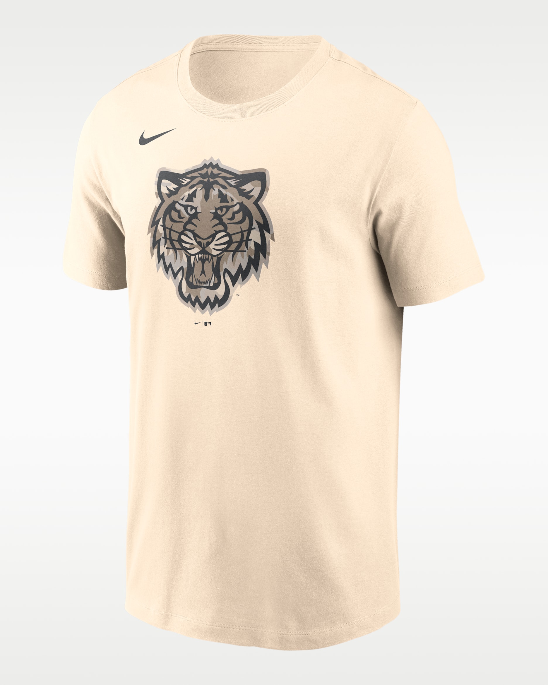 Detroit Tigers Camo Men's Nike MLB T-Shirt - Cream