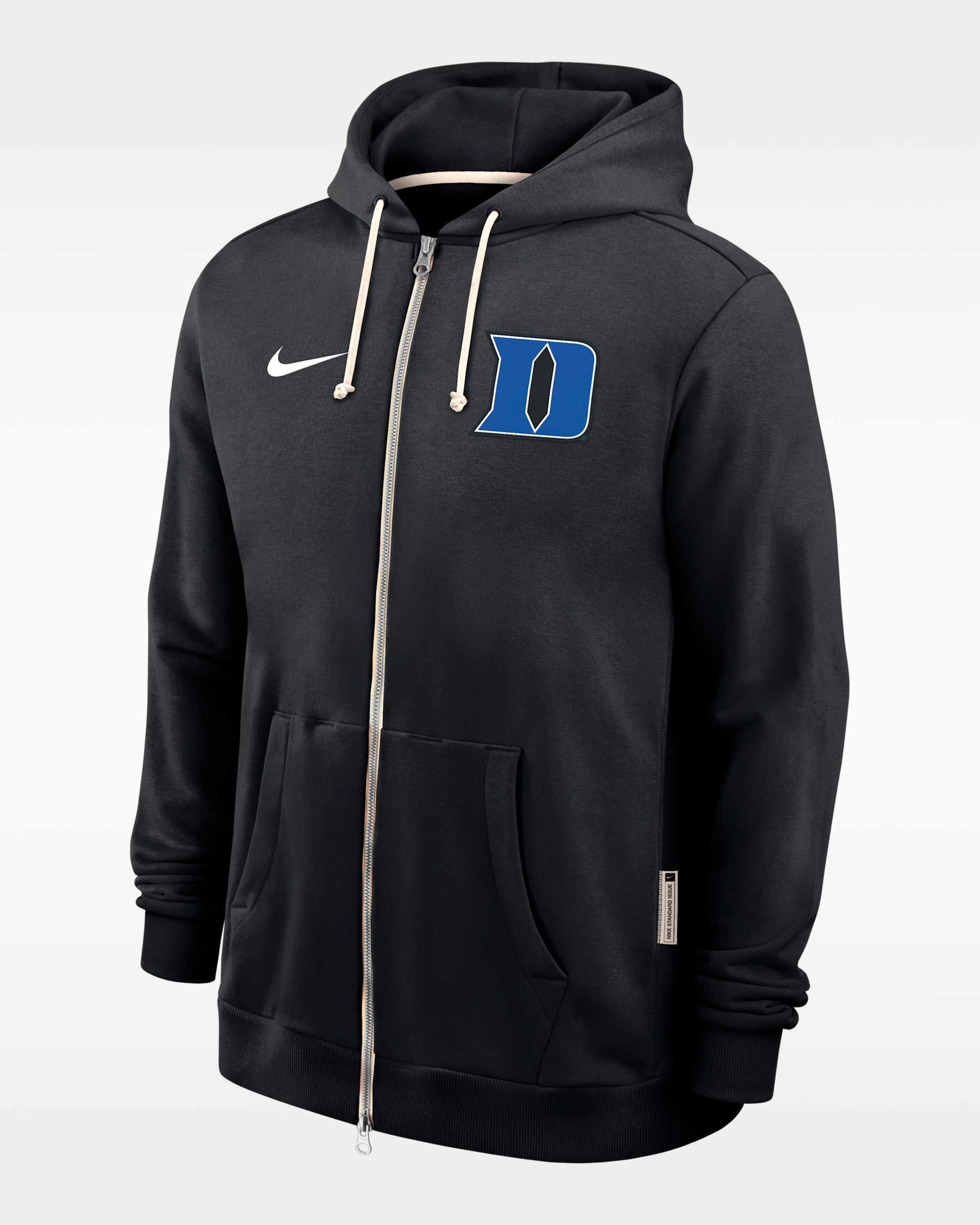 Duke Sideline Men's Nike Dri-FIT College Full-Zip Hoodie - Black