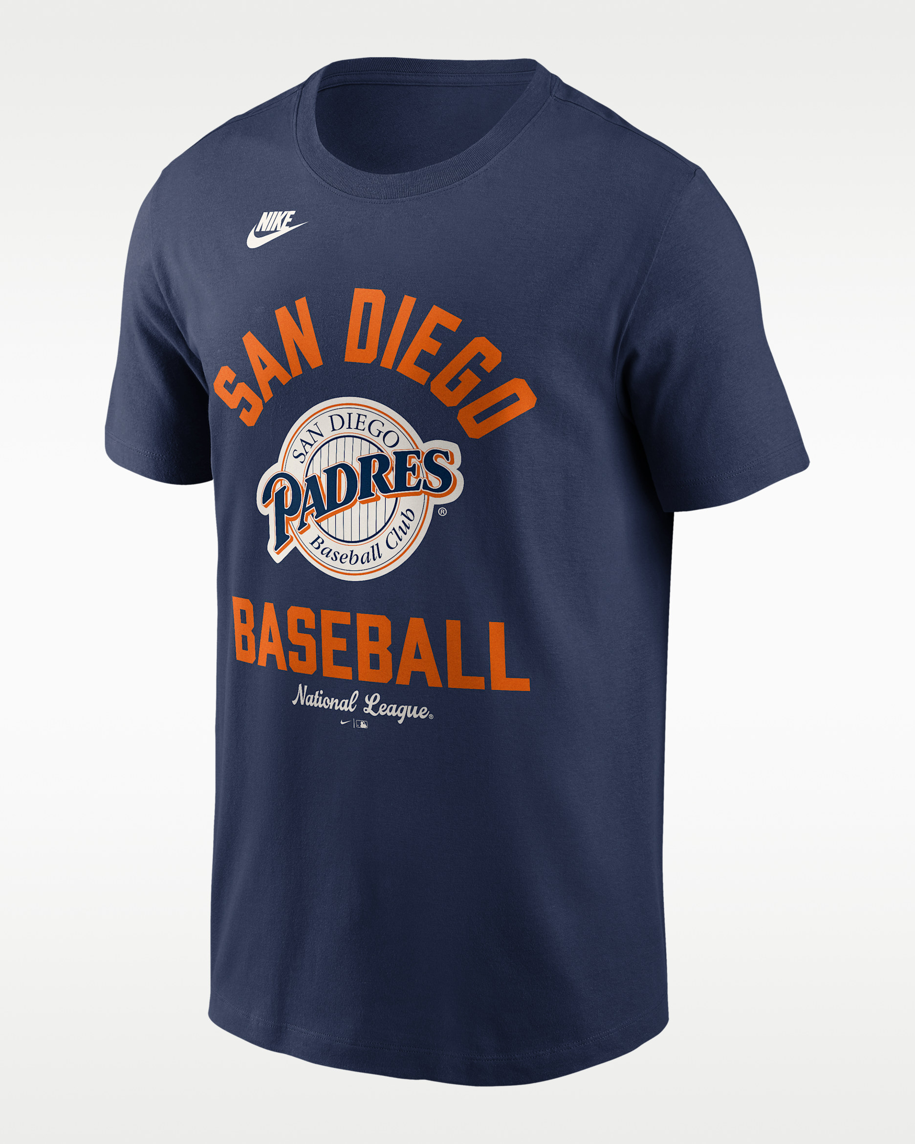San Diego Padres Cooperstown Men's Nike MLB T-Shirt - Navy