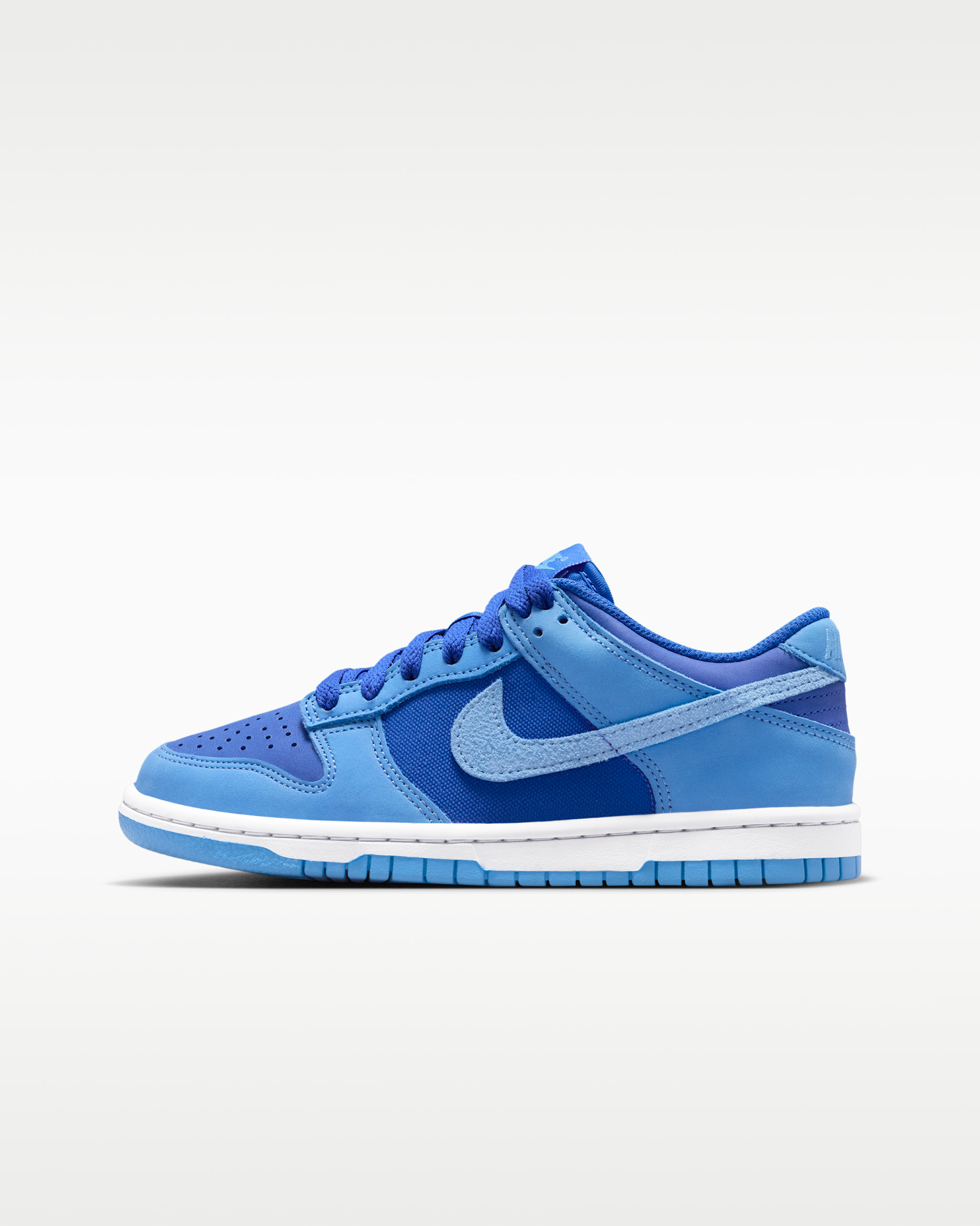 Nike Dunk Low SE Big Kids' Shoes - Game Royal/White/University Blue