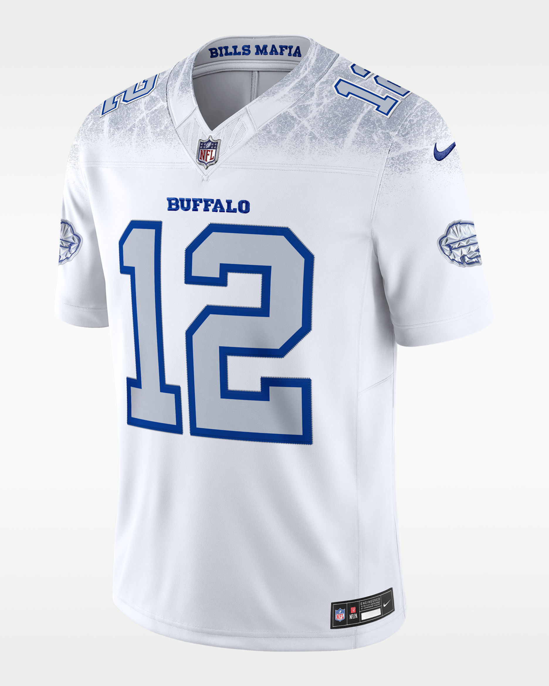 Jim Kelly Buffalo Bills Rivalries Collection Men's Nike Dri-FIT NFL Limited Jersey - White