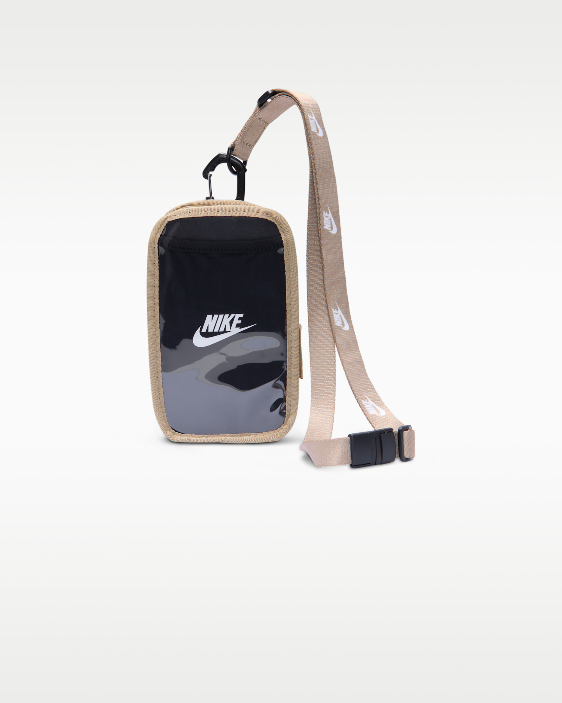 Bolsa para teléfono Nike Club - Beige paracaídas/Negro/Blanco