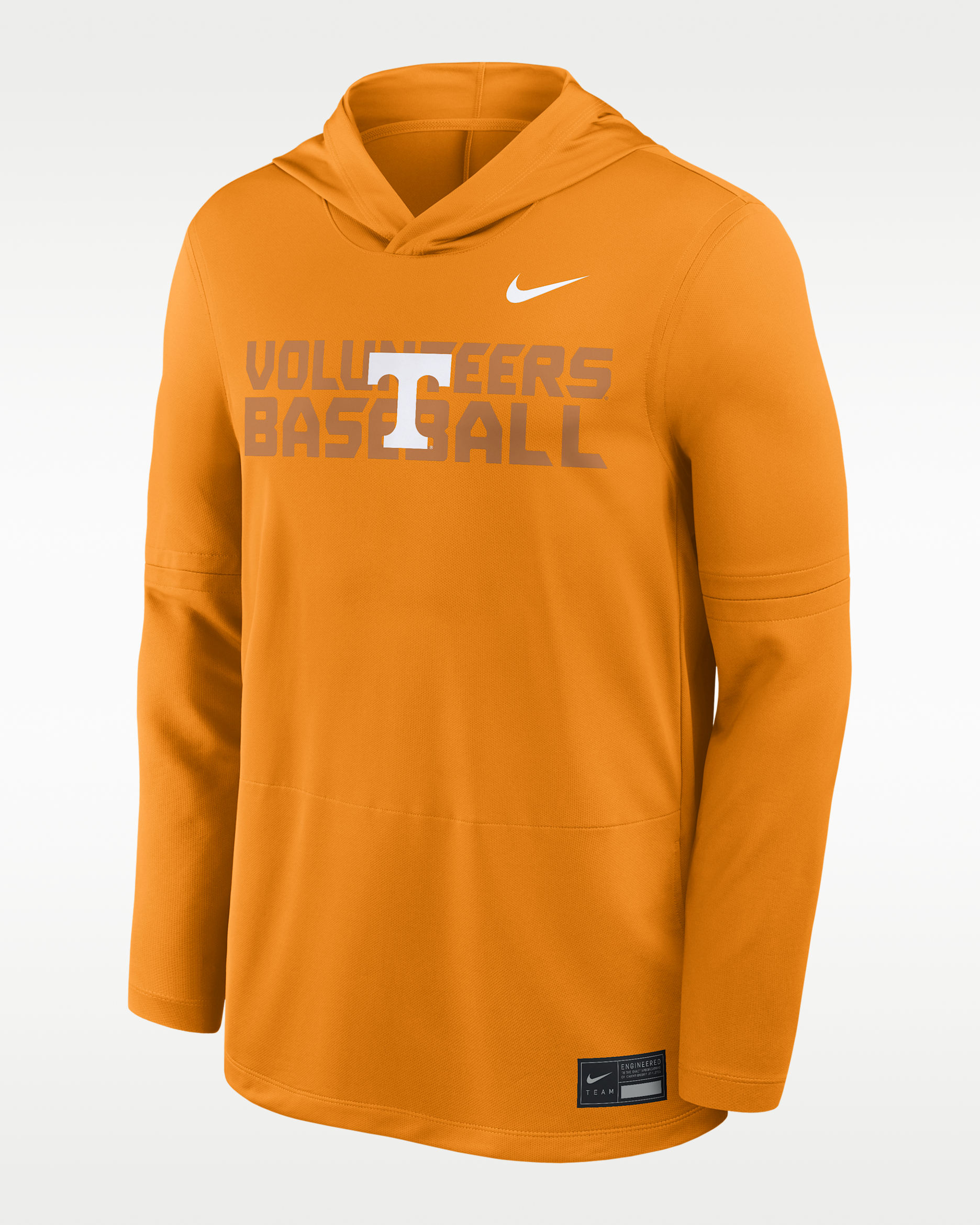 Tennessee Dugout Men's Nike Dri-FIT College Long-Sleeve Hooded Top - Orange
