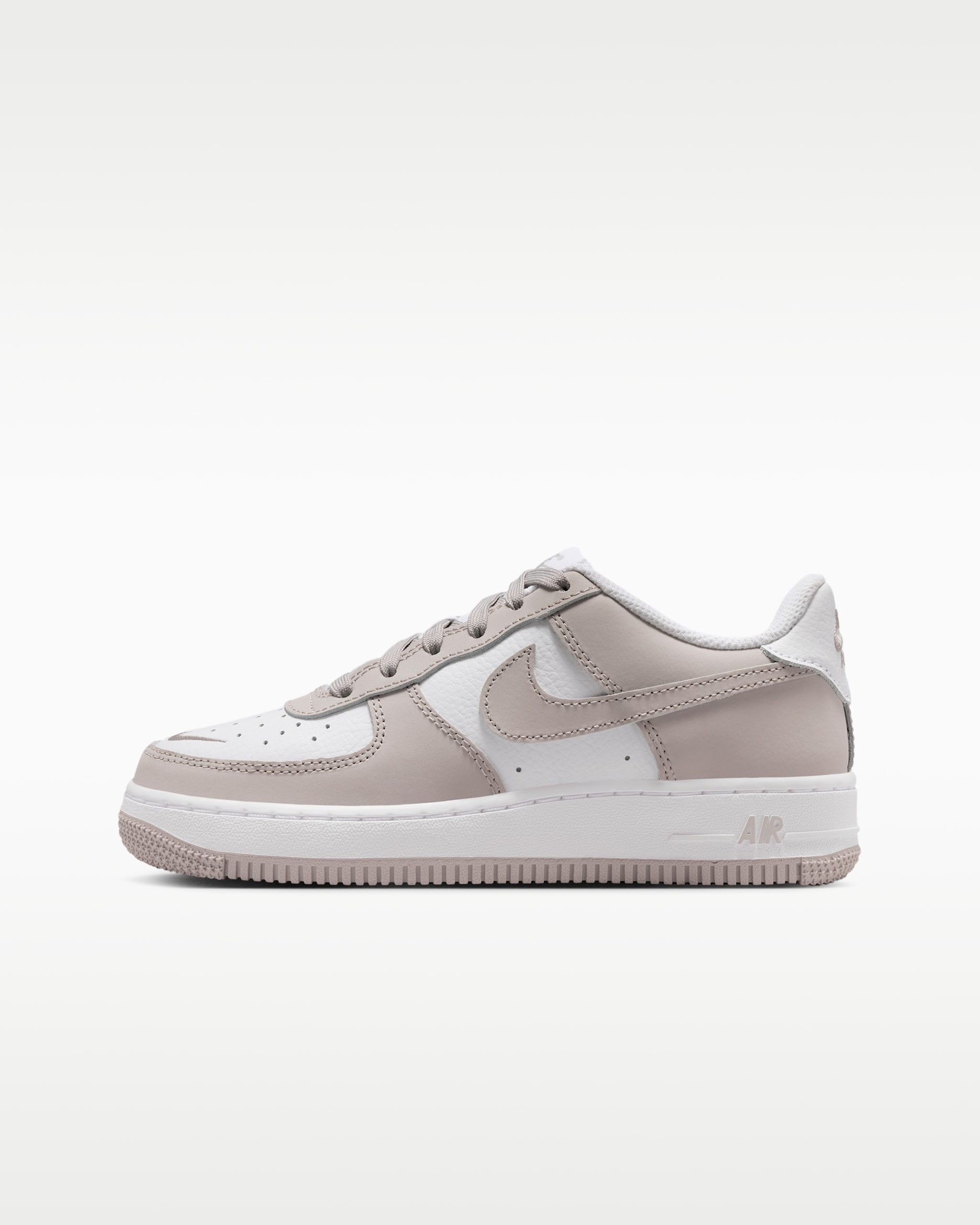 Nike Air Force 1 Schuh (ältere Kinder) - College Grey/Weiß/College Grey