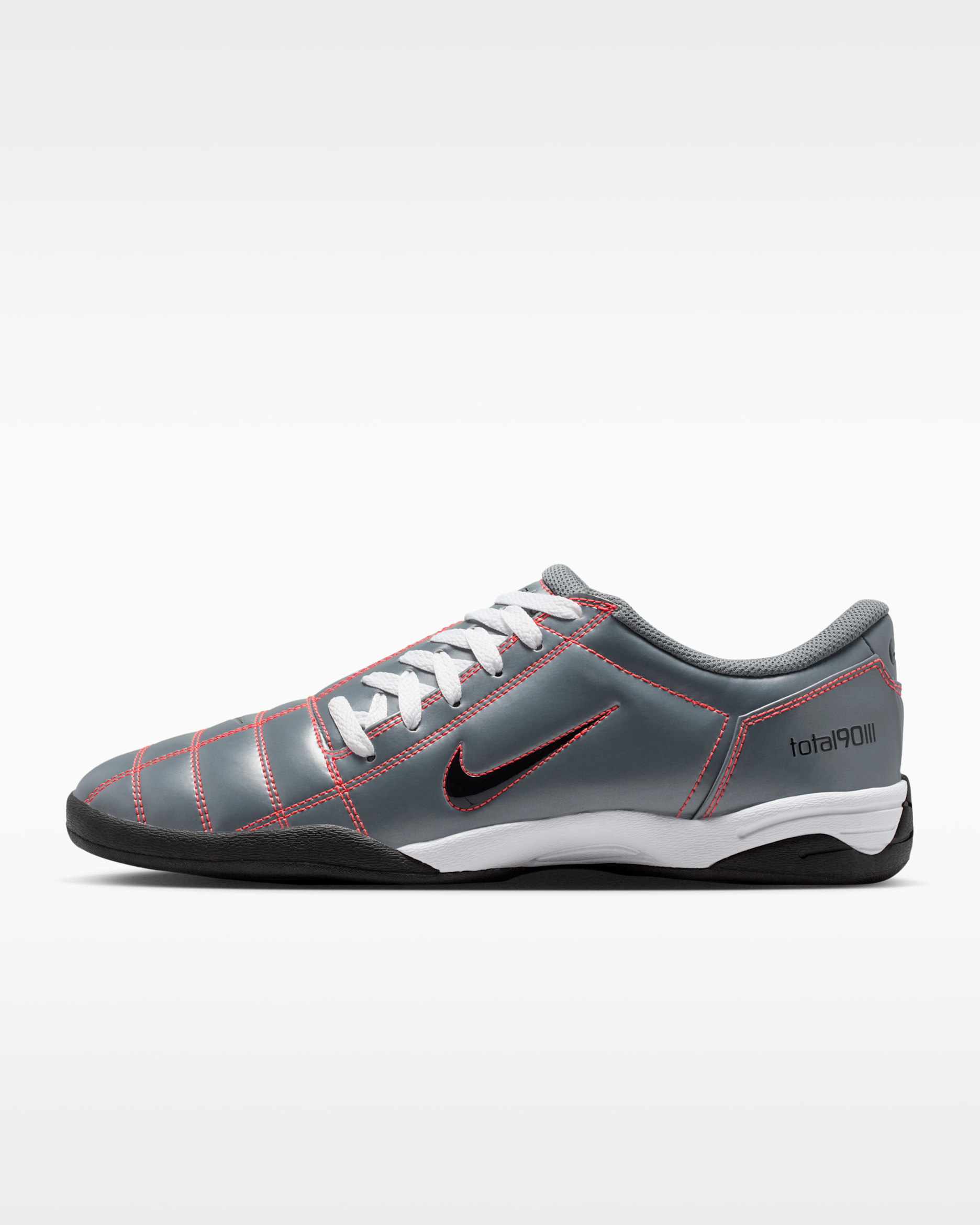 Nike Total 90 Erkek Ayakkabısı - Smoke Grey/Bright Crimson/Beyaz/Siyah