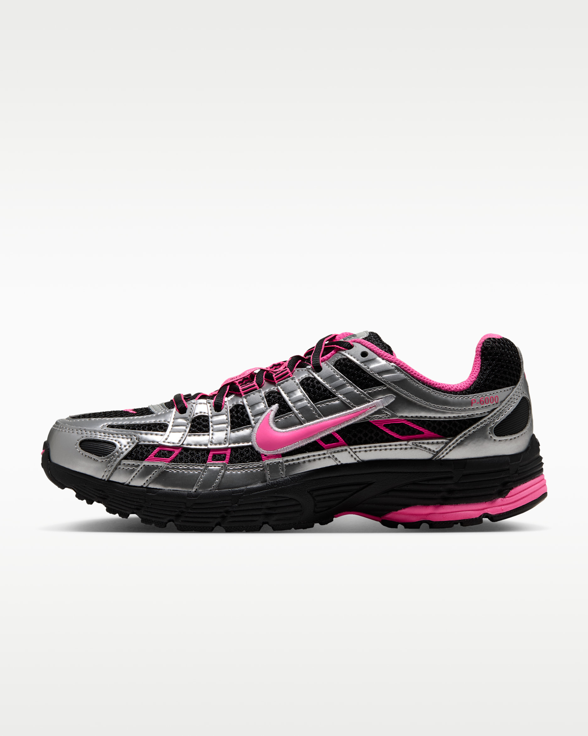 Nike P-6000 Women's Shoes - Black/Metallic Silver/White/Hyper Pink