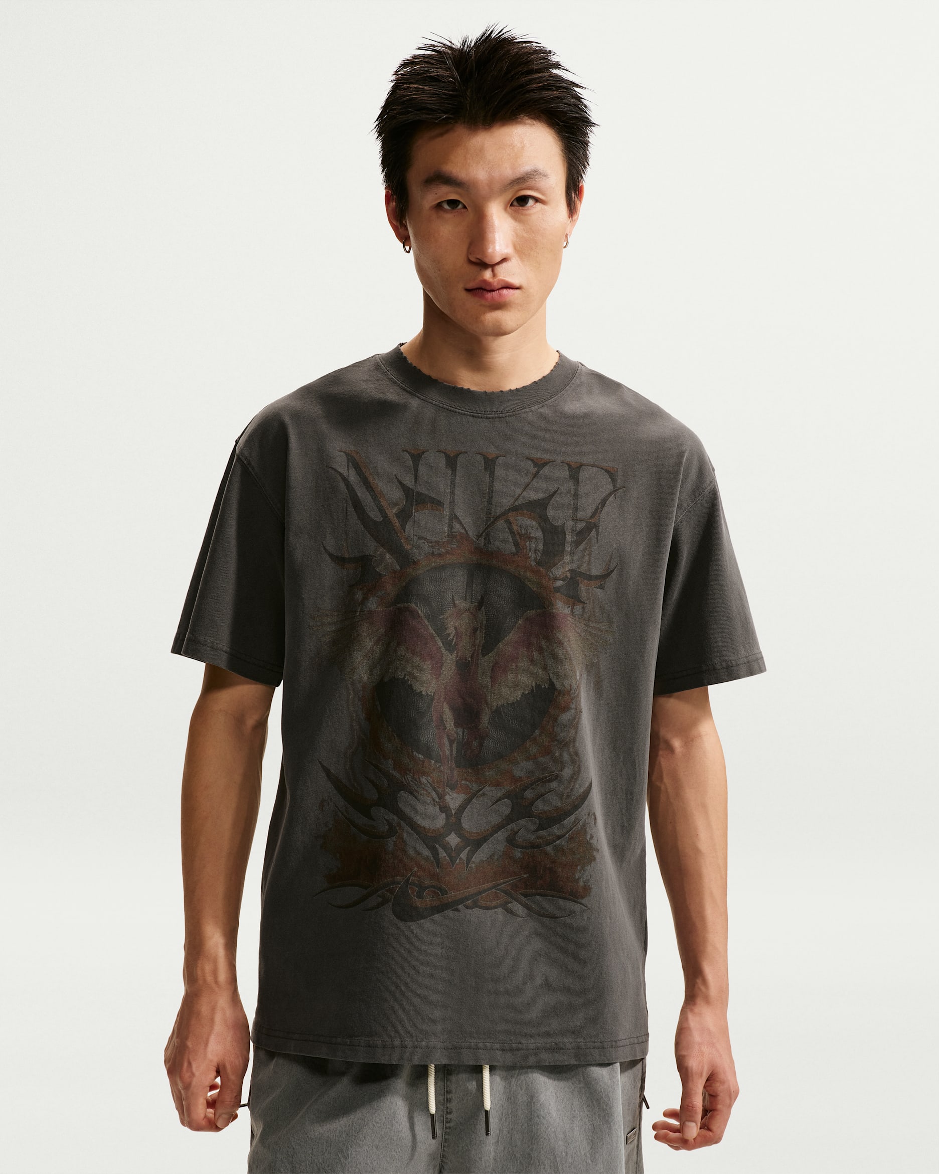 ナイキ メンズ バスケットボール Tシャツ - ブラック