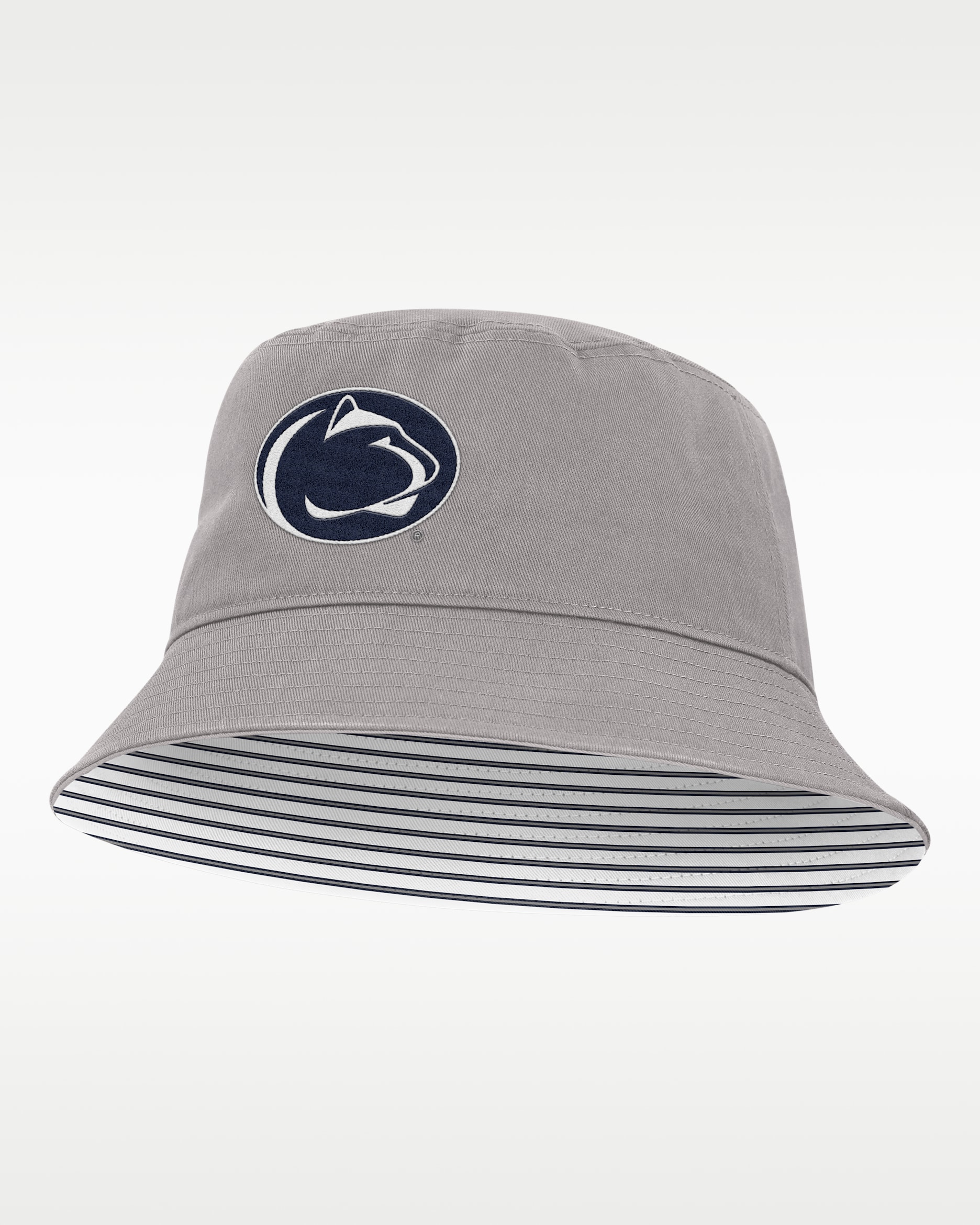 Penn State Primetime Apex Men's Nike College Bucket Hat - Grey