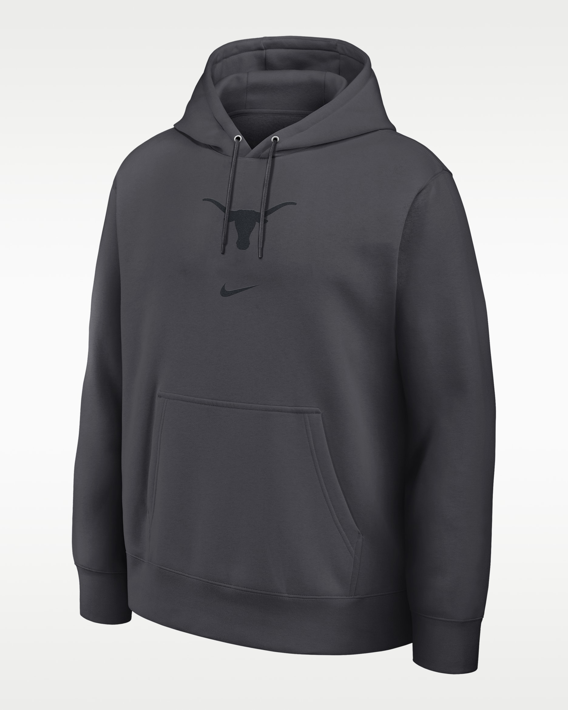 Sudadera con gorro sin cierre universitaria Nike para hombre Texas Washed Club - Antracita