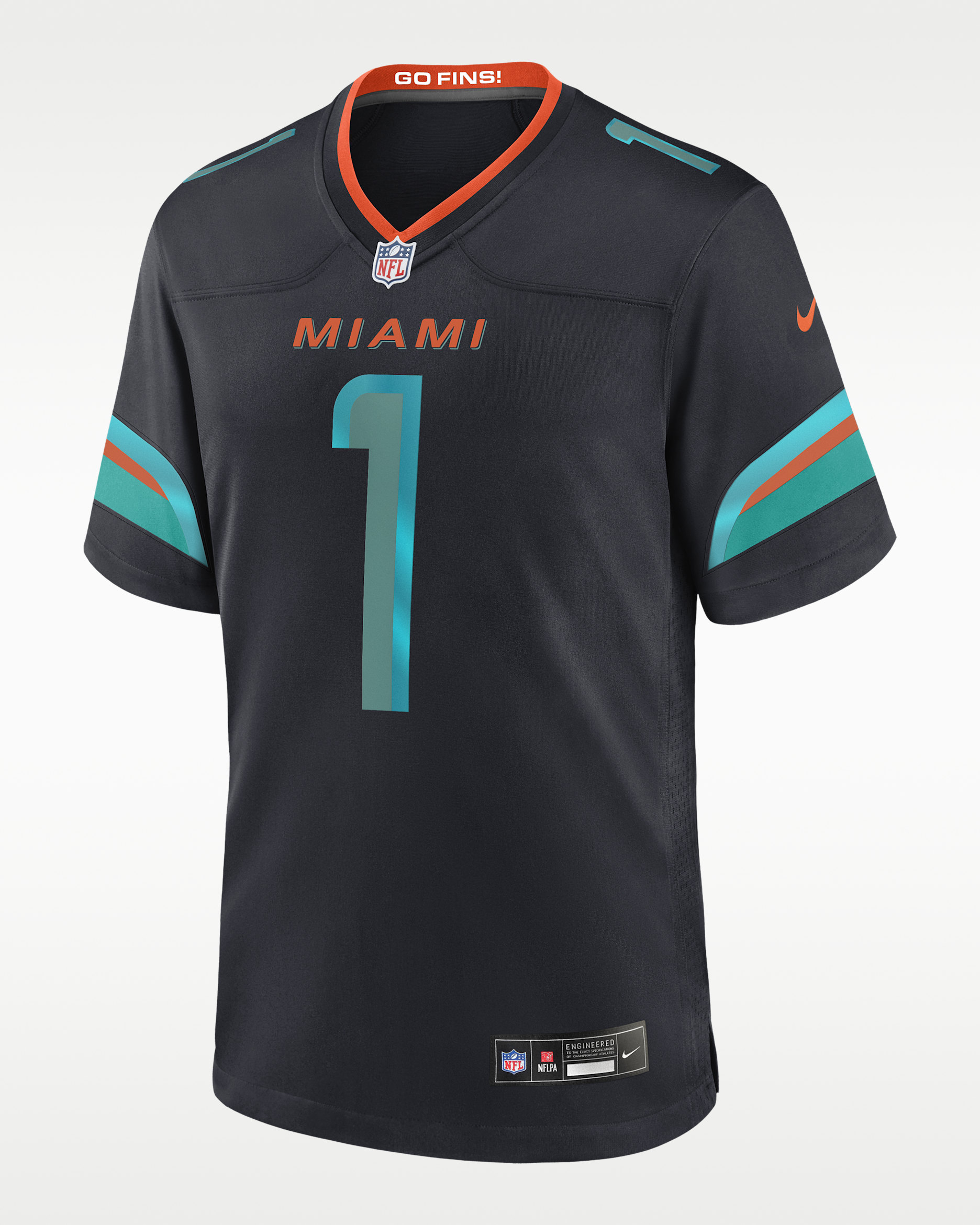 Tua Tagovailoa Miami Dolphins Rivalries Collection Men’s Nike NFL Game Jersey - Navy