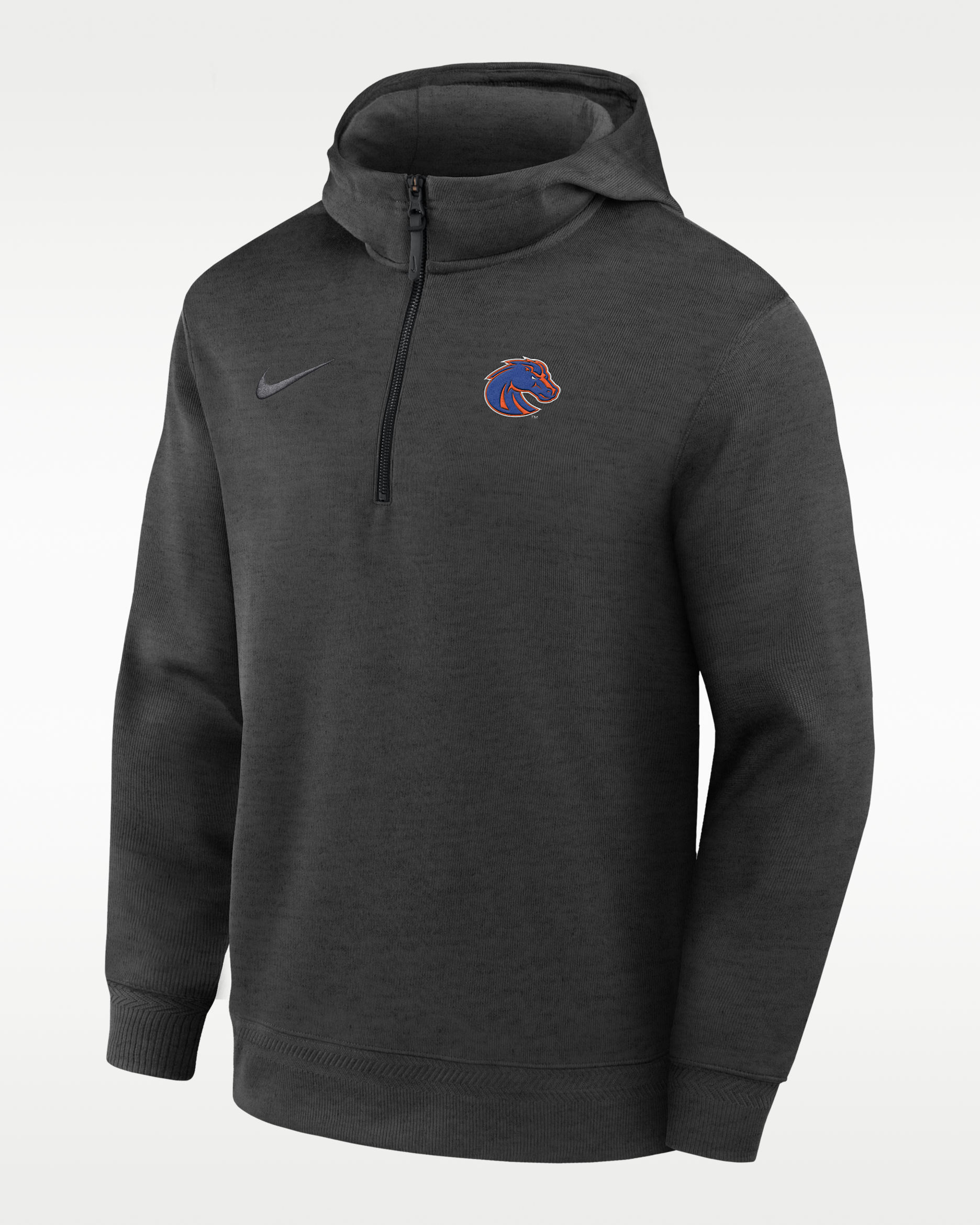 Boise State Broncos Nike NCAA Men's Basketball Coaches' Pullover Hoodie - Black