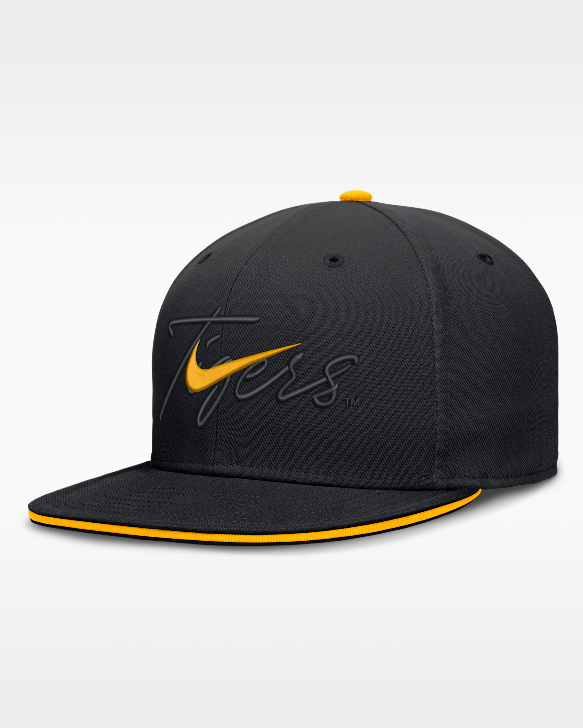 LSU Pro Men's Nike Dri-FIT College Fitted Hat - Black