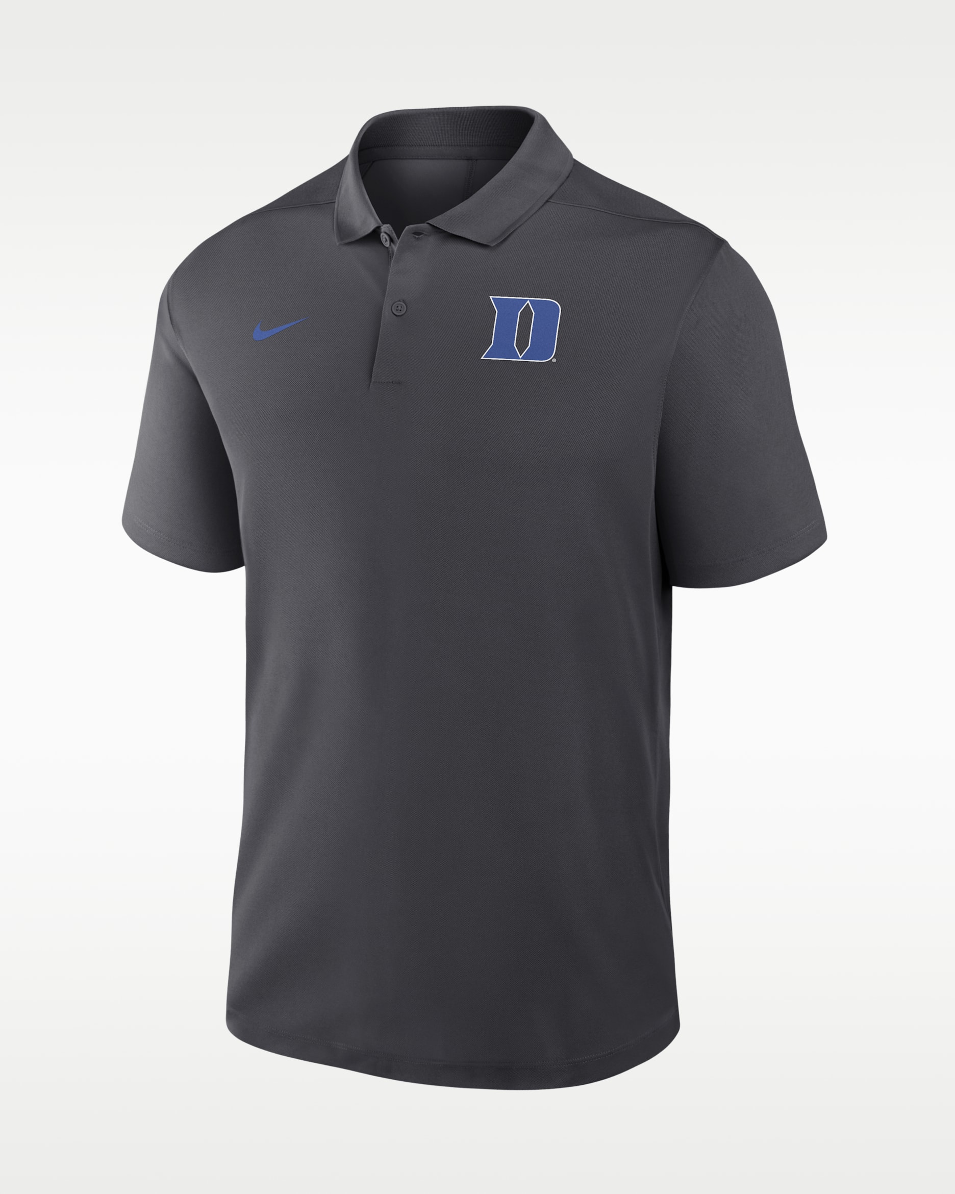 Duke Victory Men's Nike Dri-FIT College Polo - Anthracite
