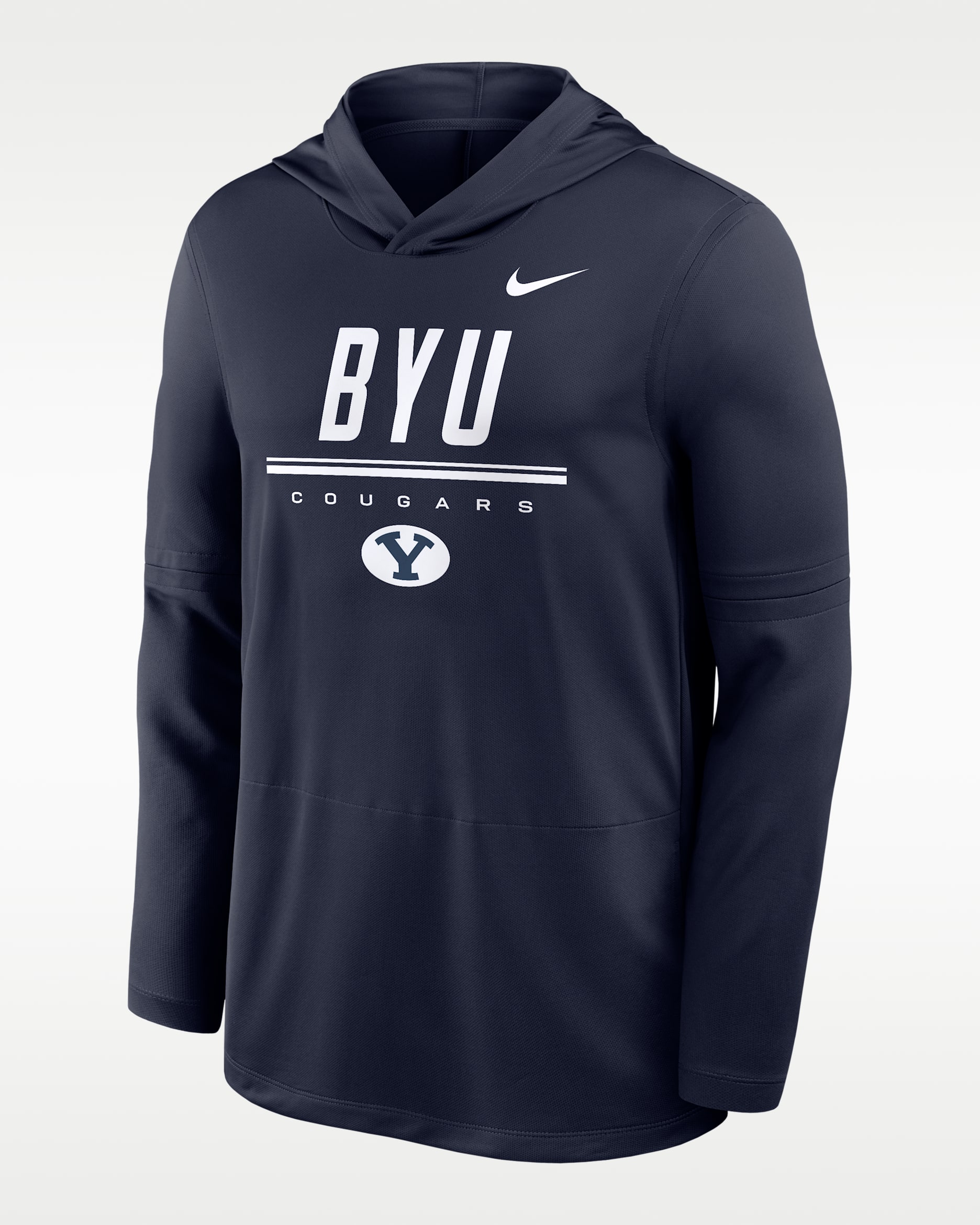 Nike College (BYU) Men's Dri-FIT Lightweight Hoodie - College Navy