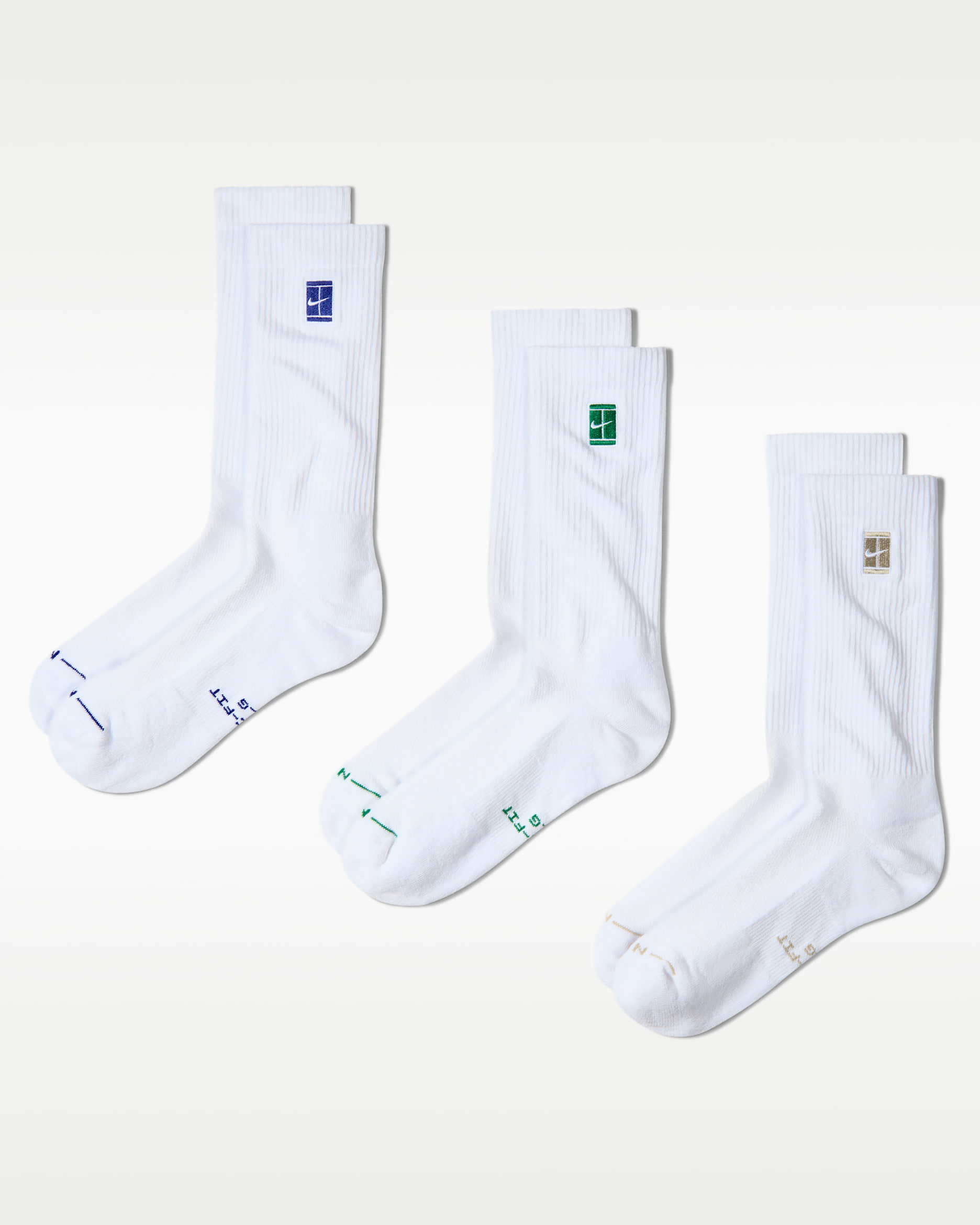 Nike Everyday Elevated Crew Socks (3 Pairs) - Multi-Color
