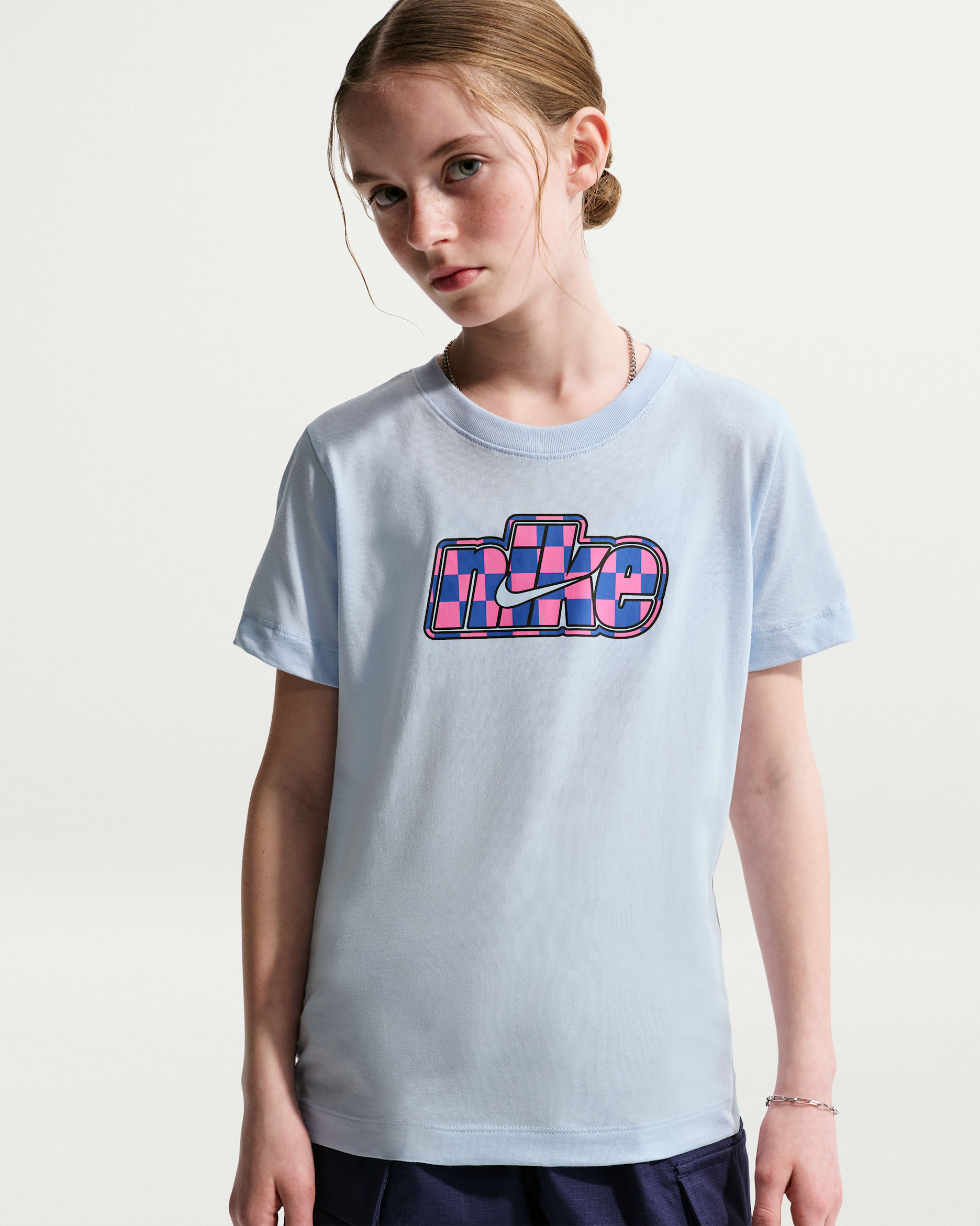 Nike Sportswear Big Kids' T-Shirt - Hydrogen Blue