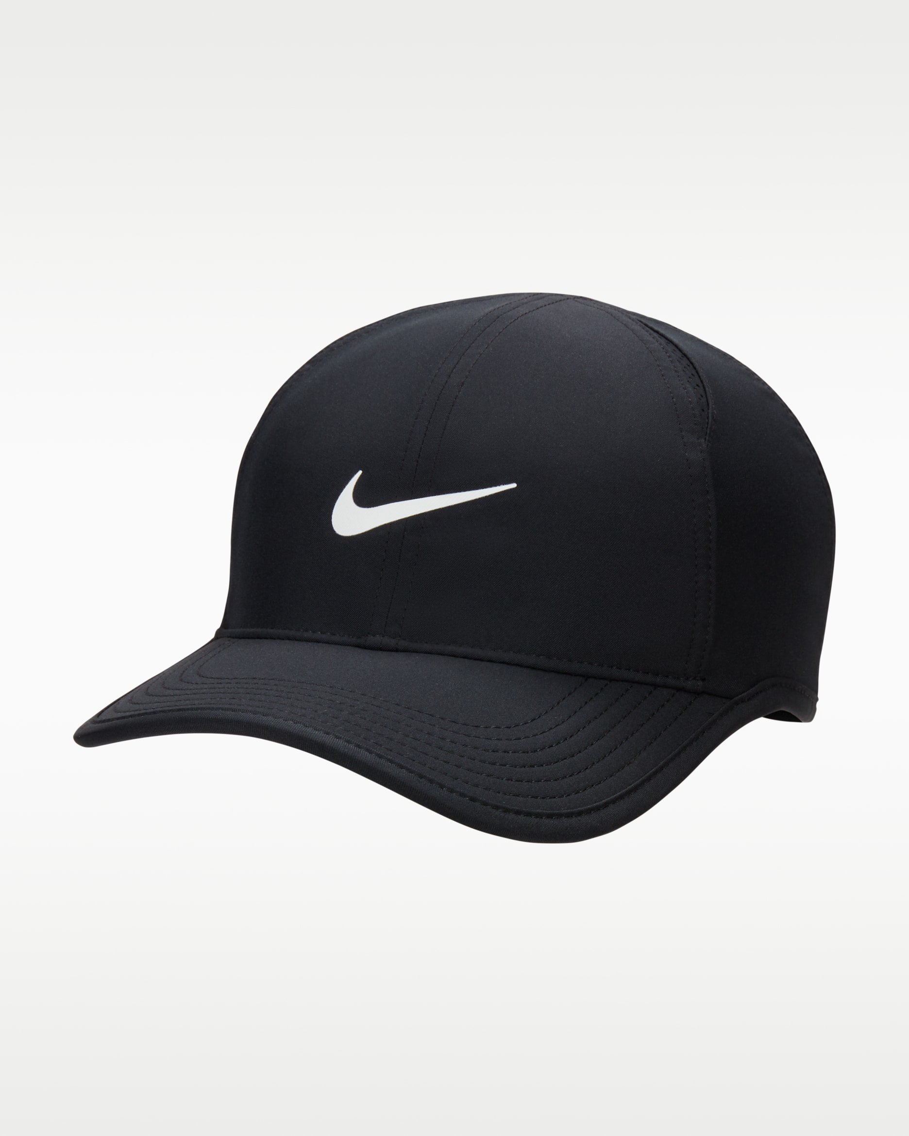 Nike Dri-FIT Club Unstructured Featherlight Cap - Black/White