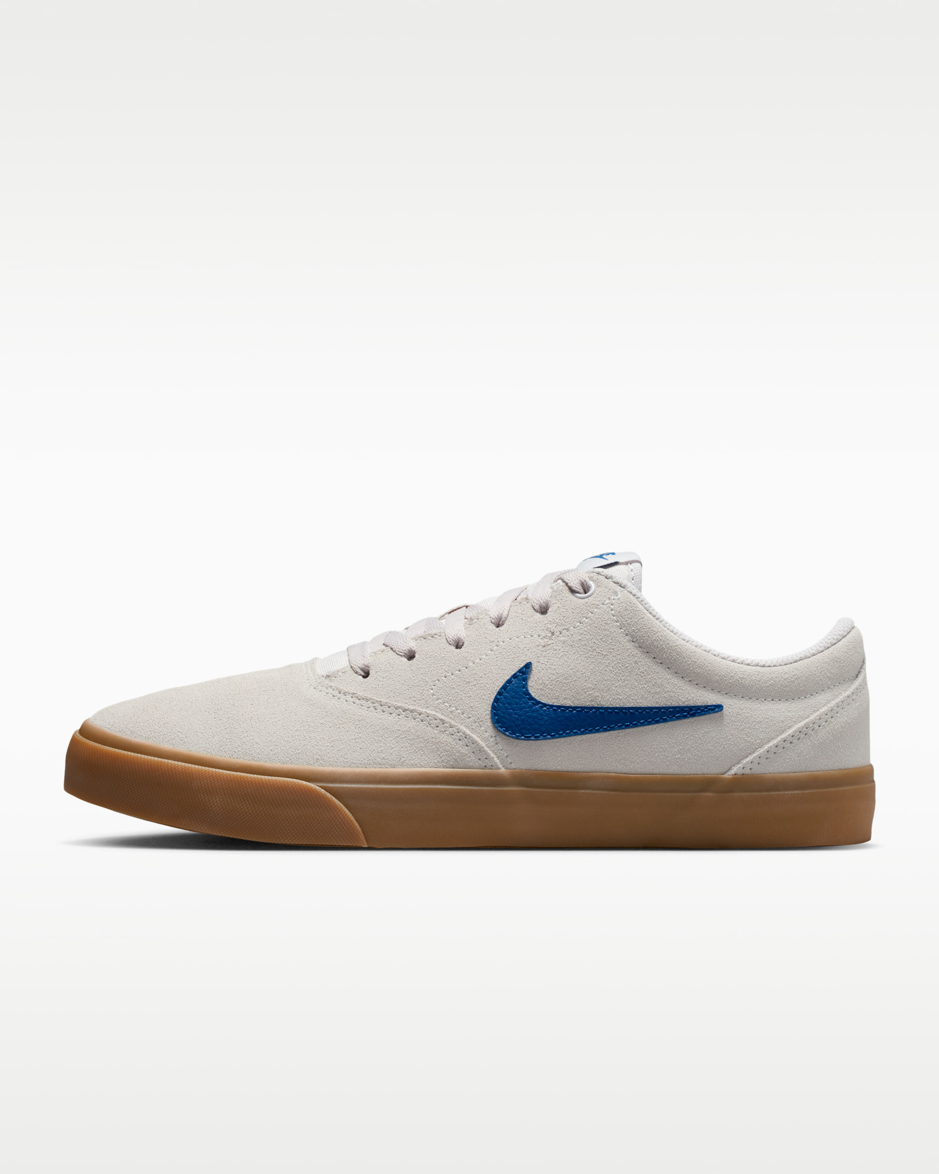 Nike Charge Suede herenschoenen - Vast Grey/Gum Light Brown/Court Blue