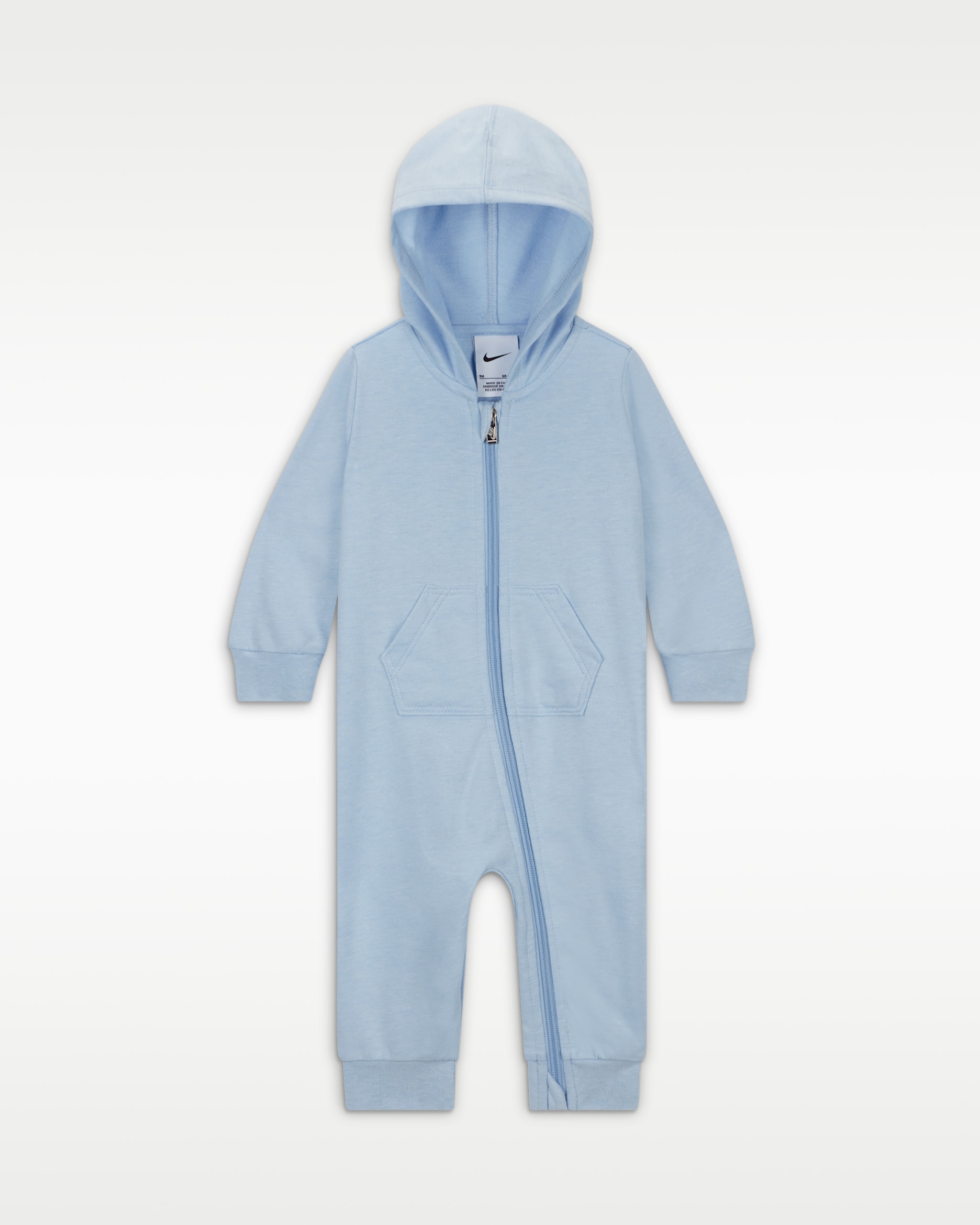 Nike Baby Essentials Baby Hooded Coverall - Cobalt Bliss