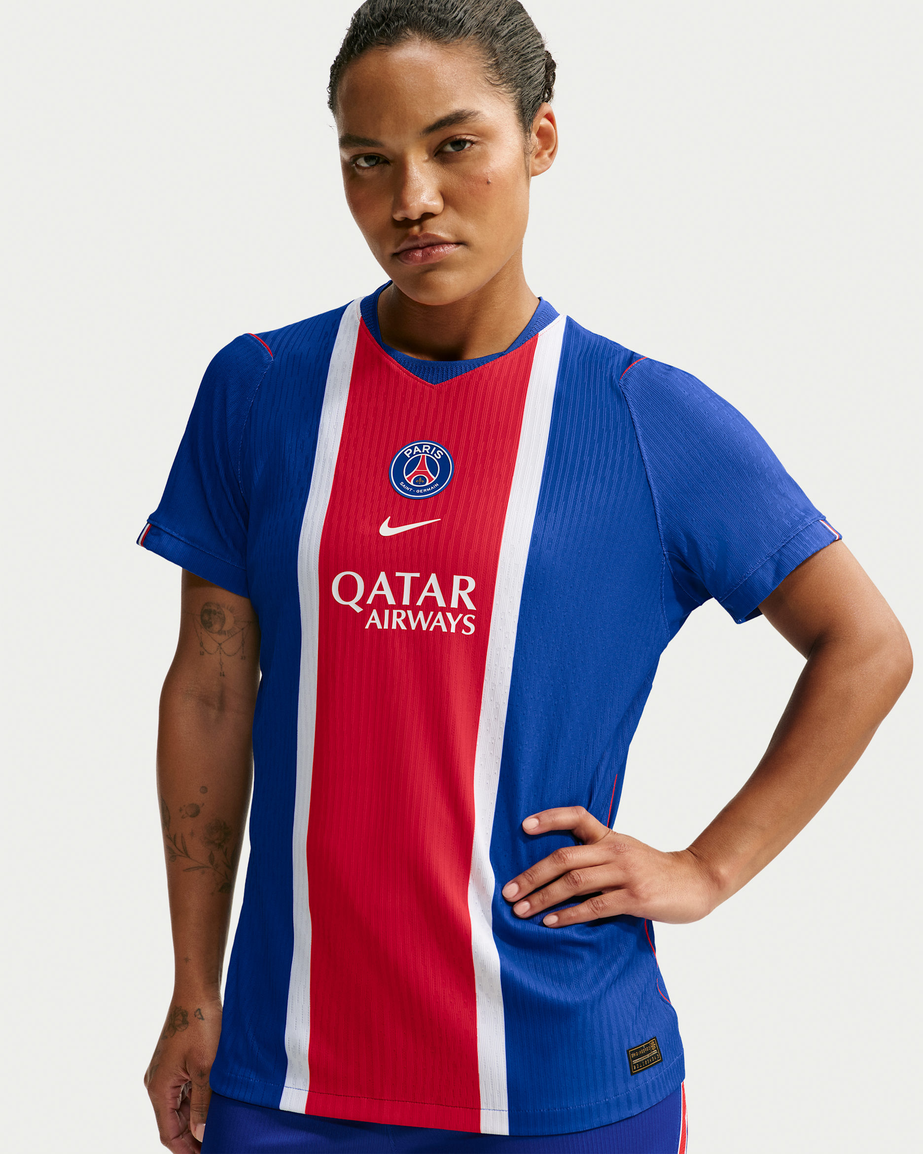 Paris Saint-Germain 2026/27 Nike Aero-FIT authentisches Fußballtrikot für Heimspiele (Damen) - Old Royal/Weiß/University Red/Weiß