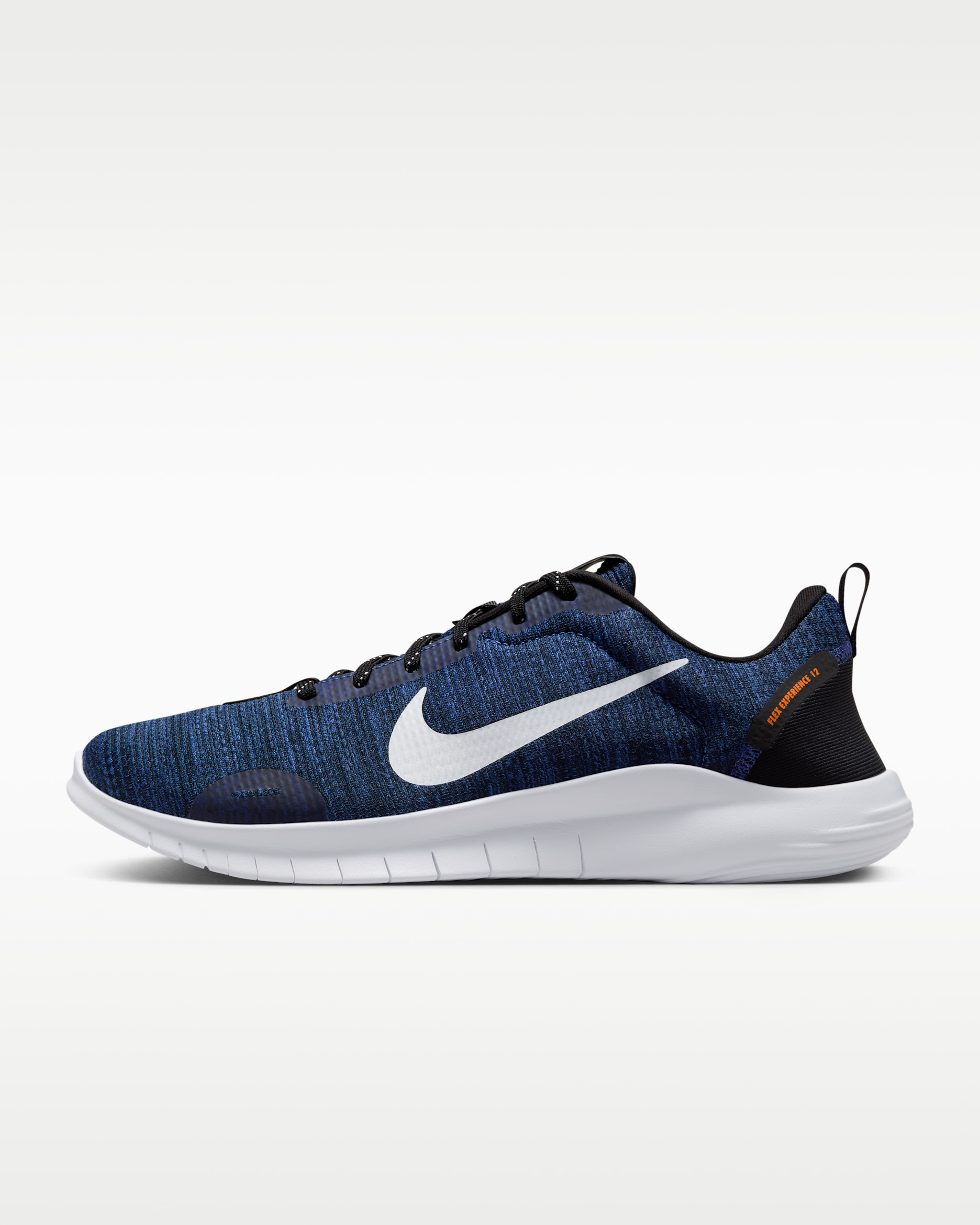 Nike Flex Experience Run 12 男款路跑鞋 - Astronomy Blue/黑色/Hyper Crimson/白色