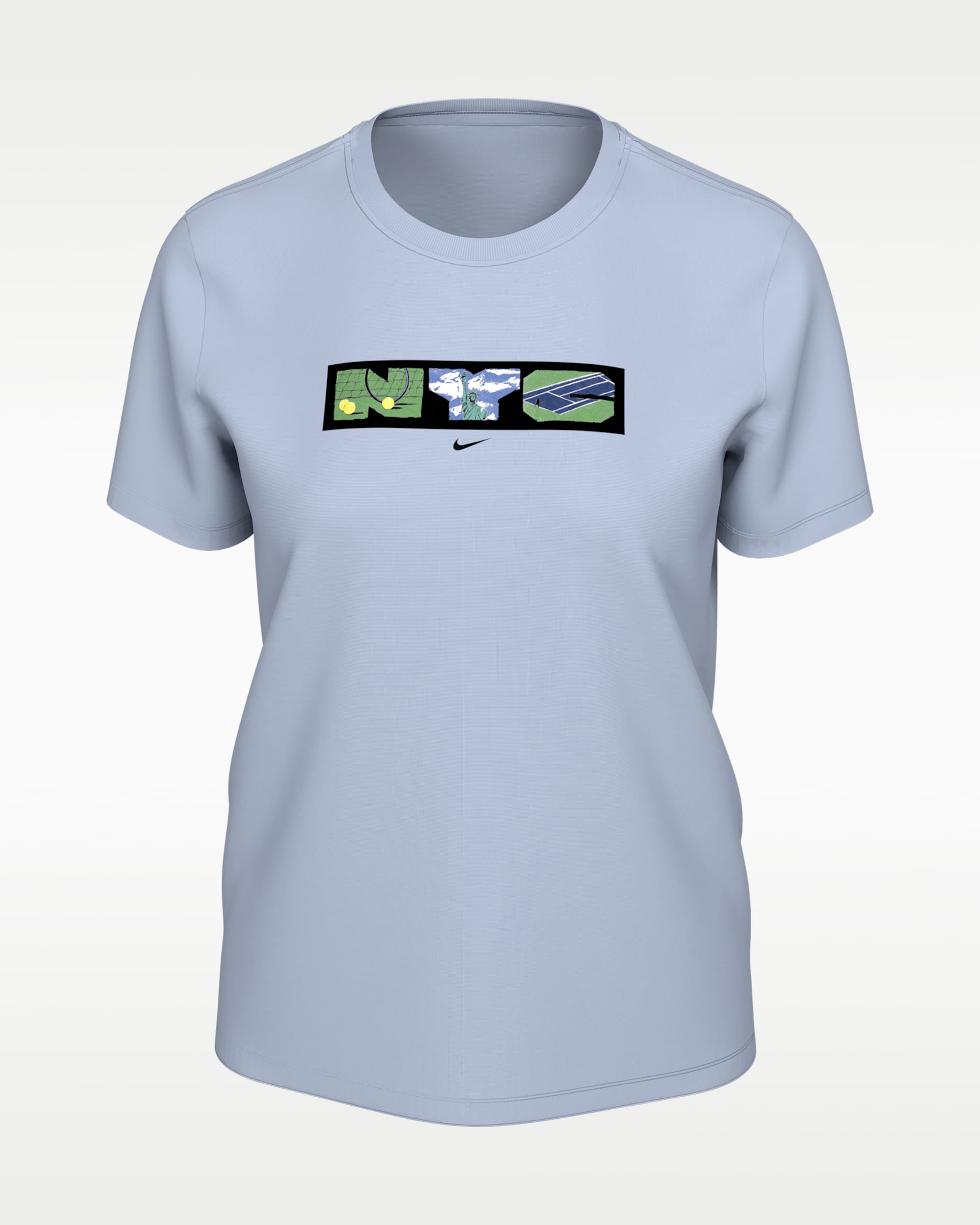NikeCourt Women's Tennis T-Shirt - Hydrogen Blue